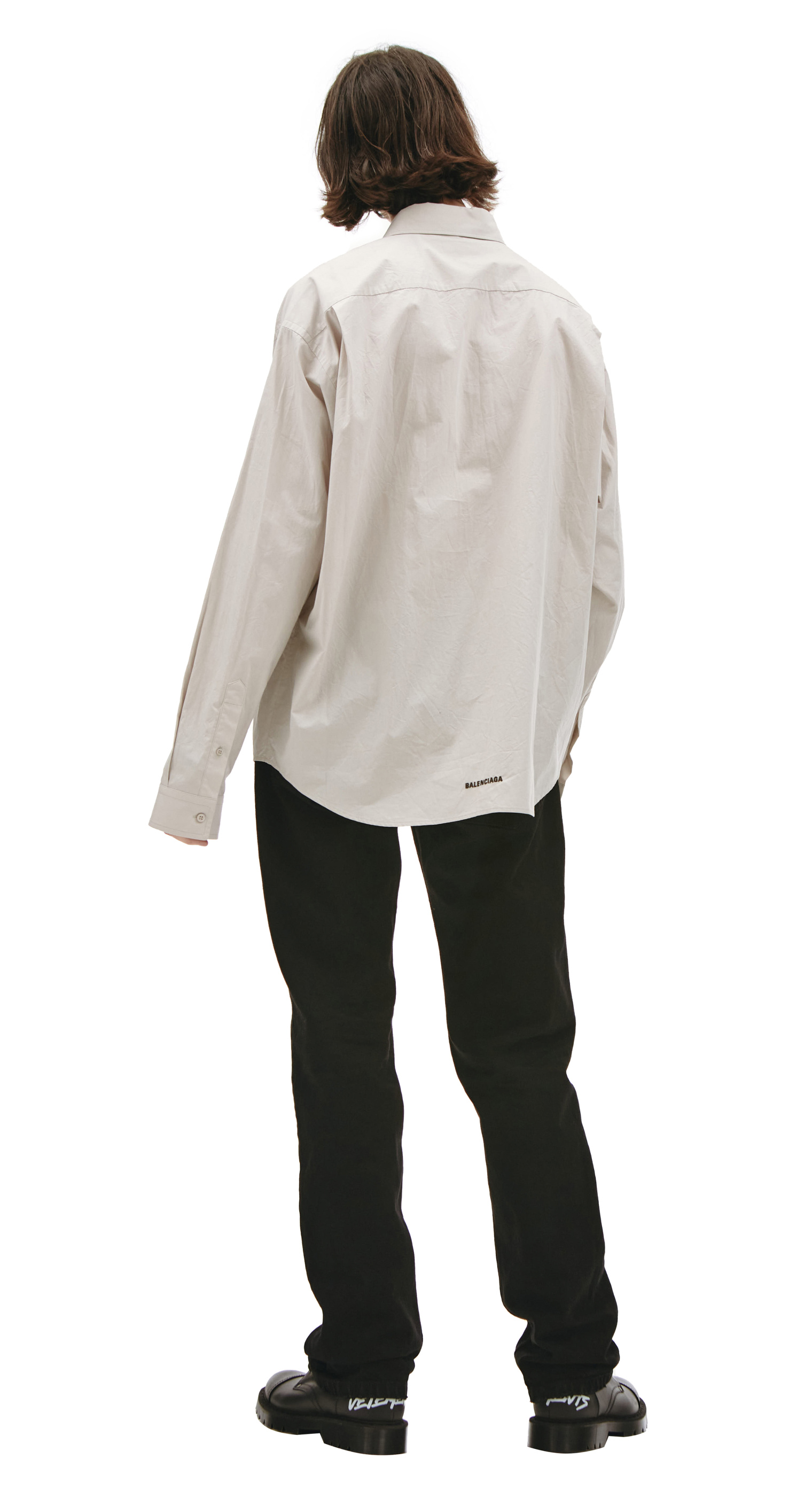 Balenciaga Crumpled-effect cotton shirt
