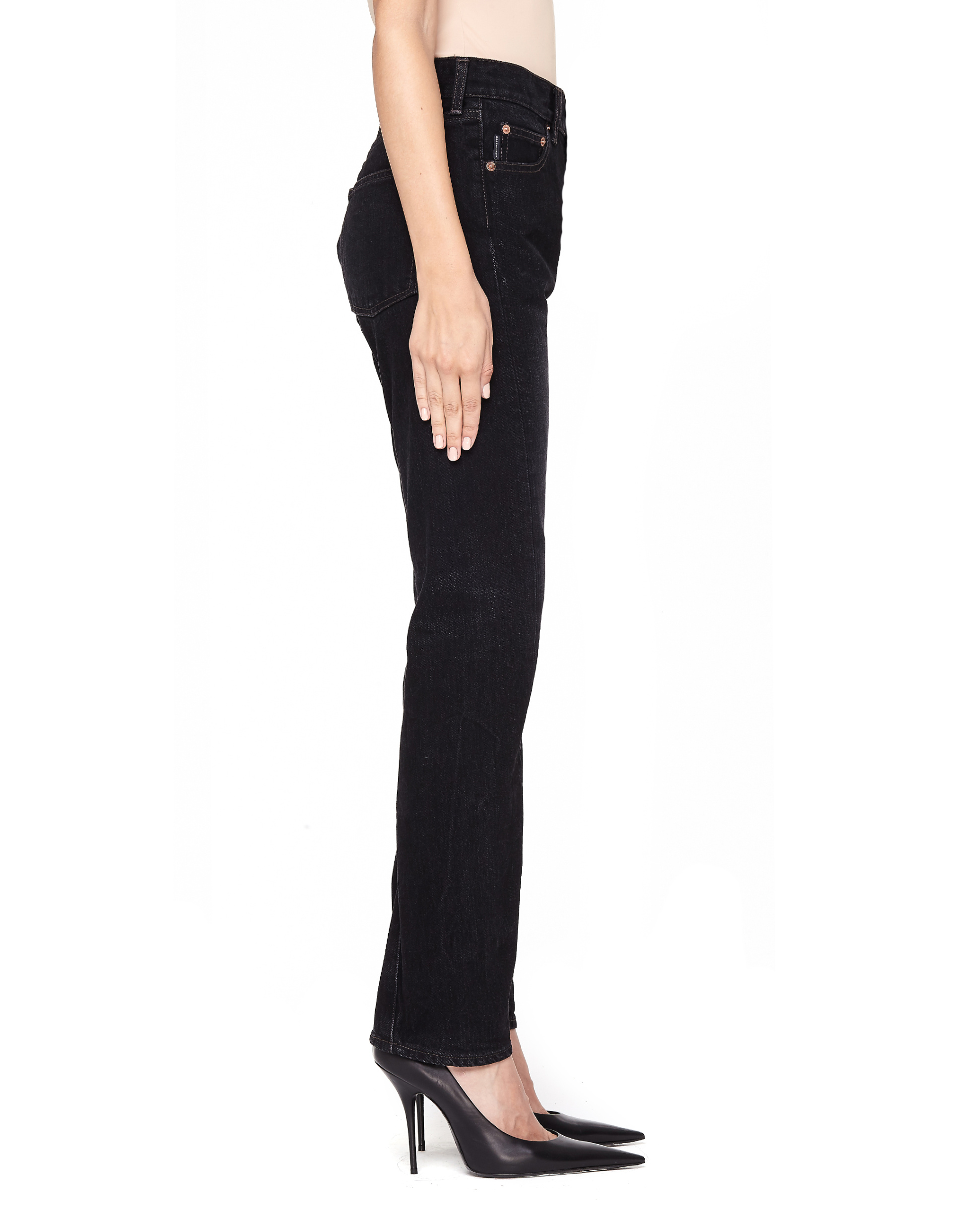 Balenciaga Black Twisted Leg Jeans