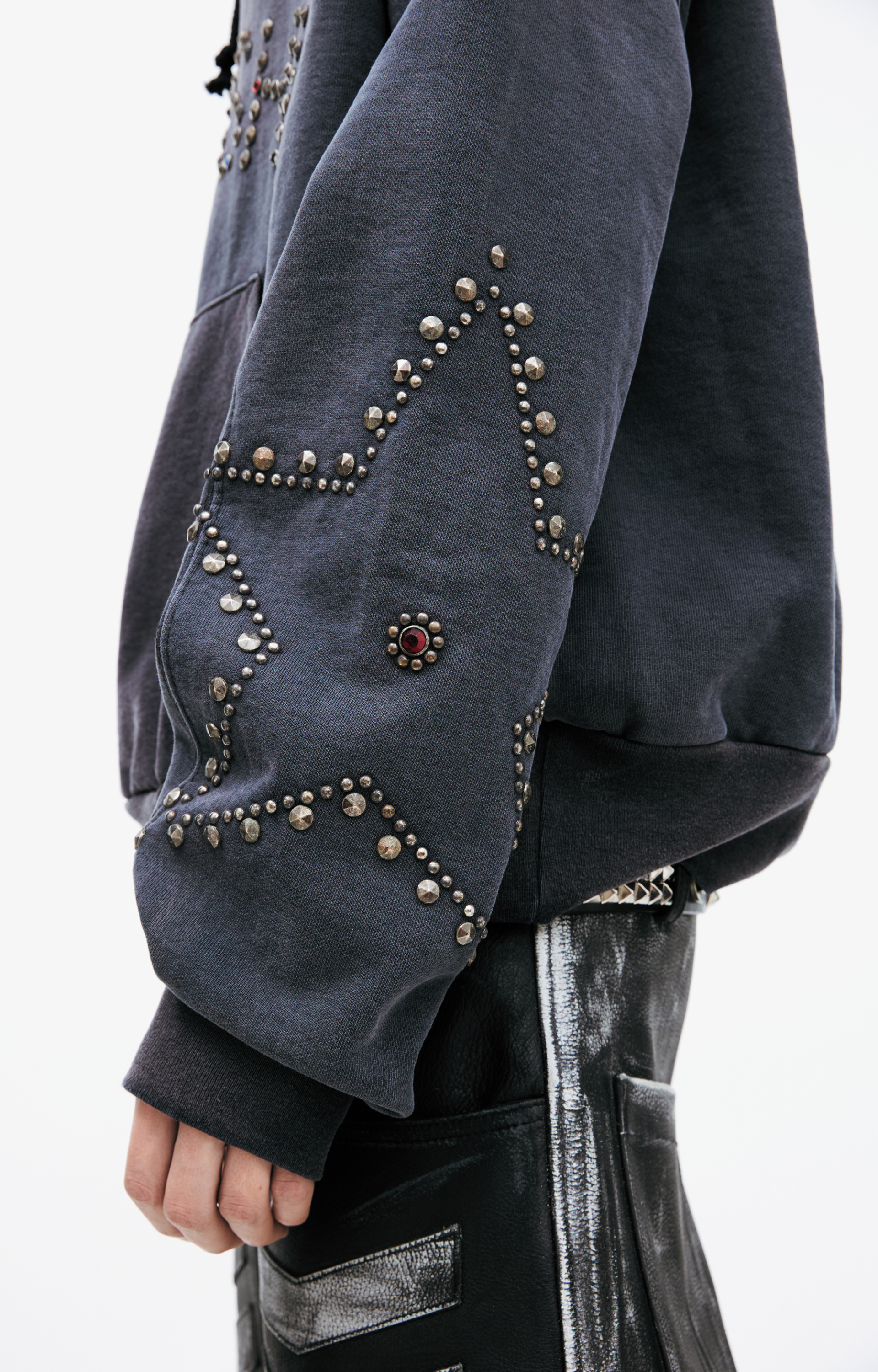 Satoshi Nakamoto Hoodie with a rhinestone logo