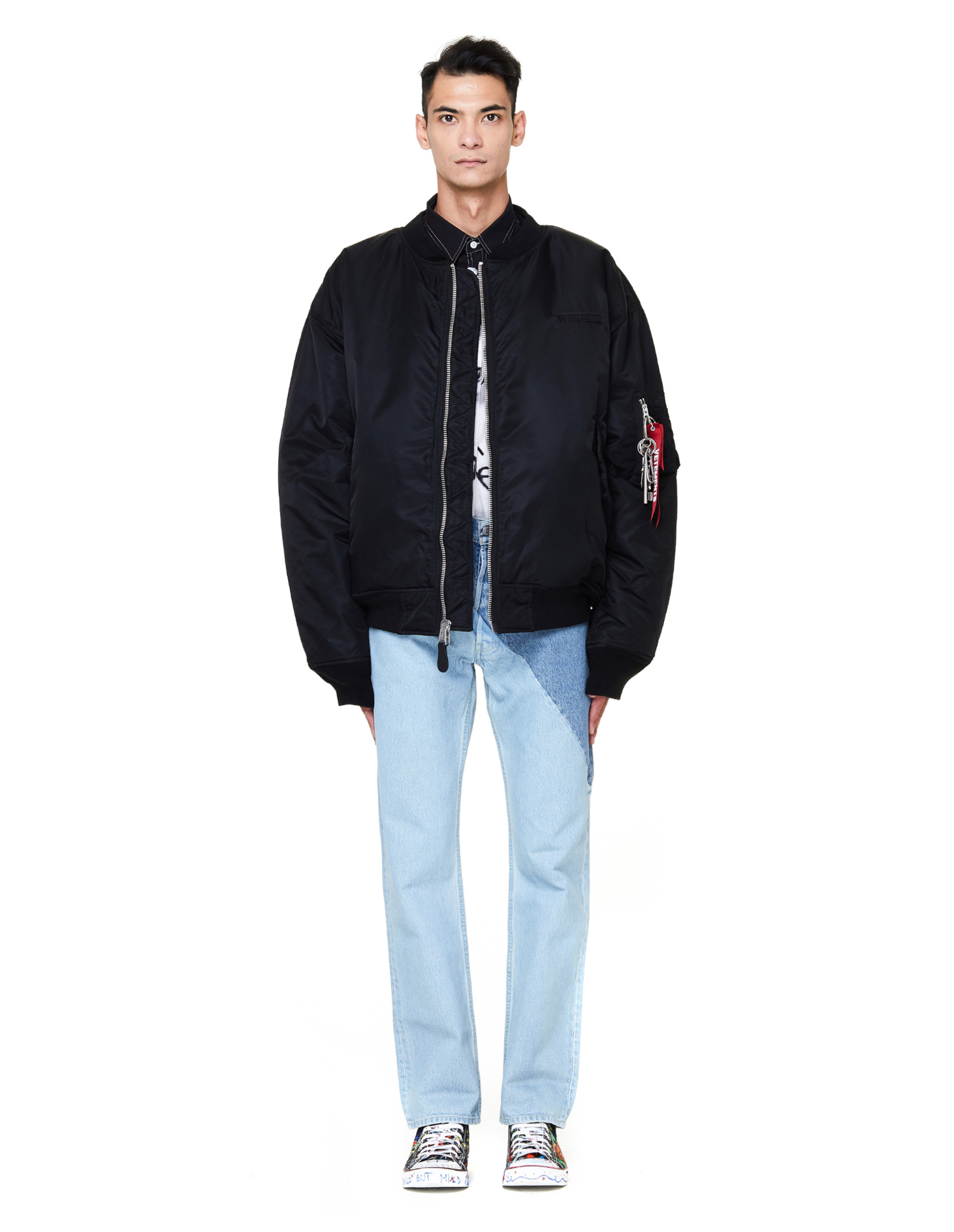 VETEMENTS Alpha Industries Oversized Bomber Jacket