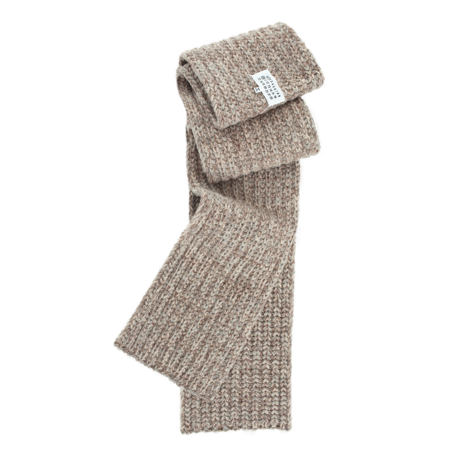 Maison Margiela Knitted wool scarf