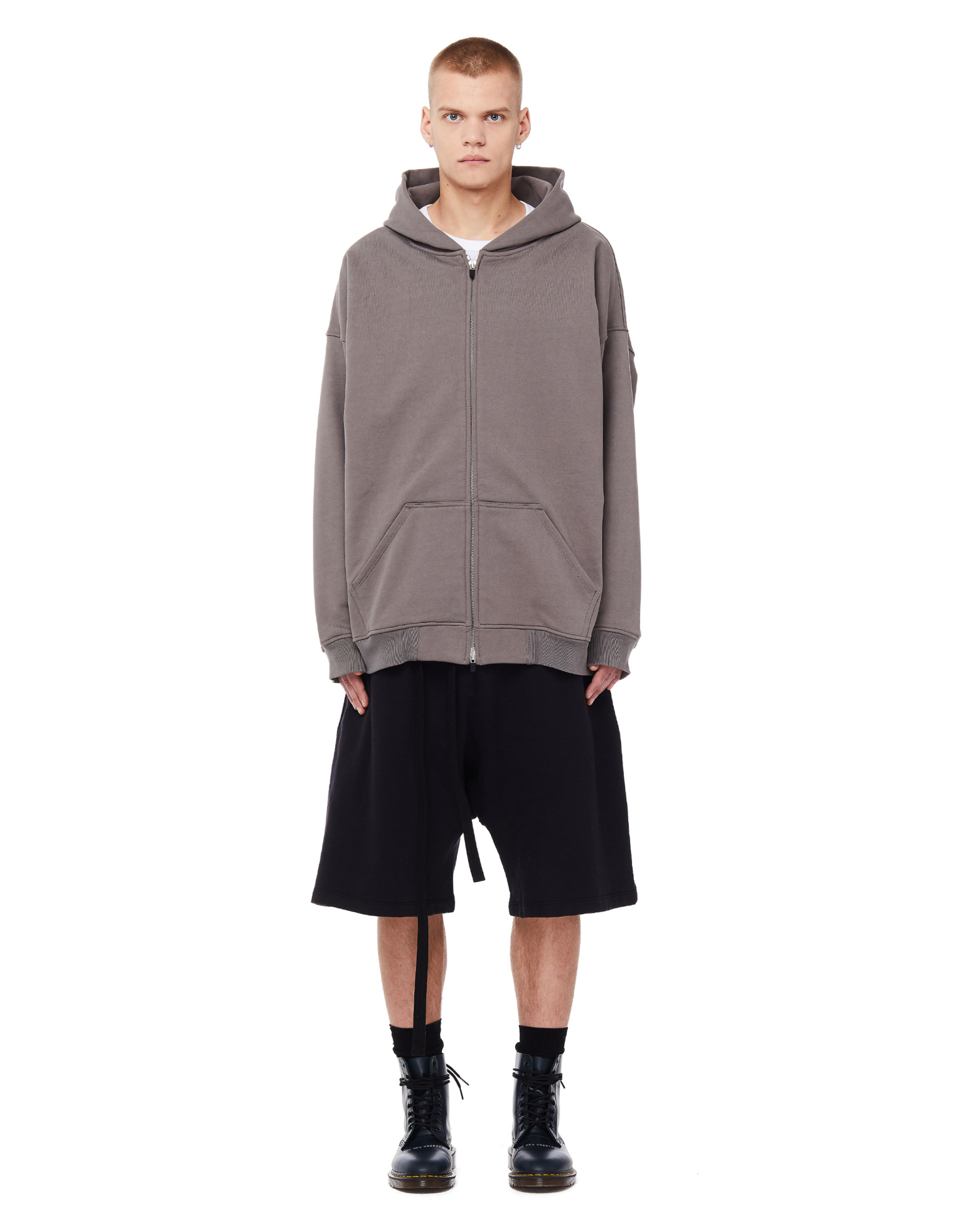 Fear of God Grey Everyday Zip Hoodie
