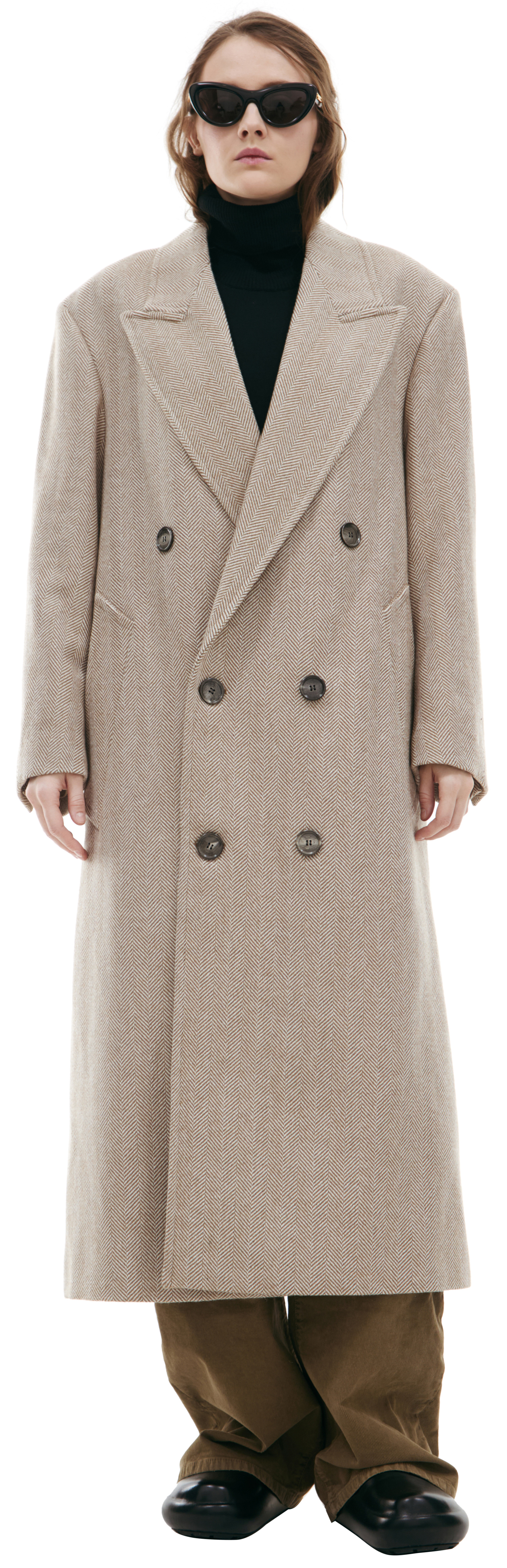 AMI PARIS Double-breasted wool coat