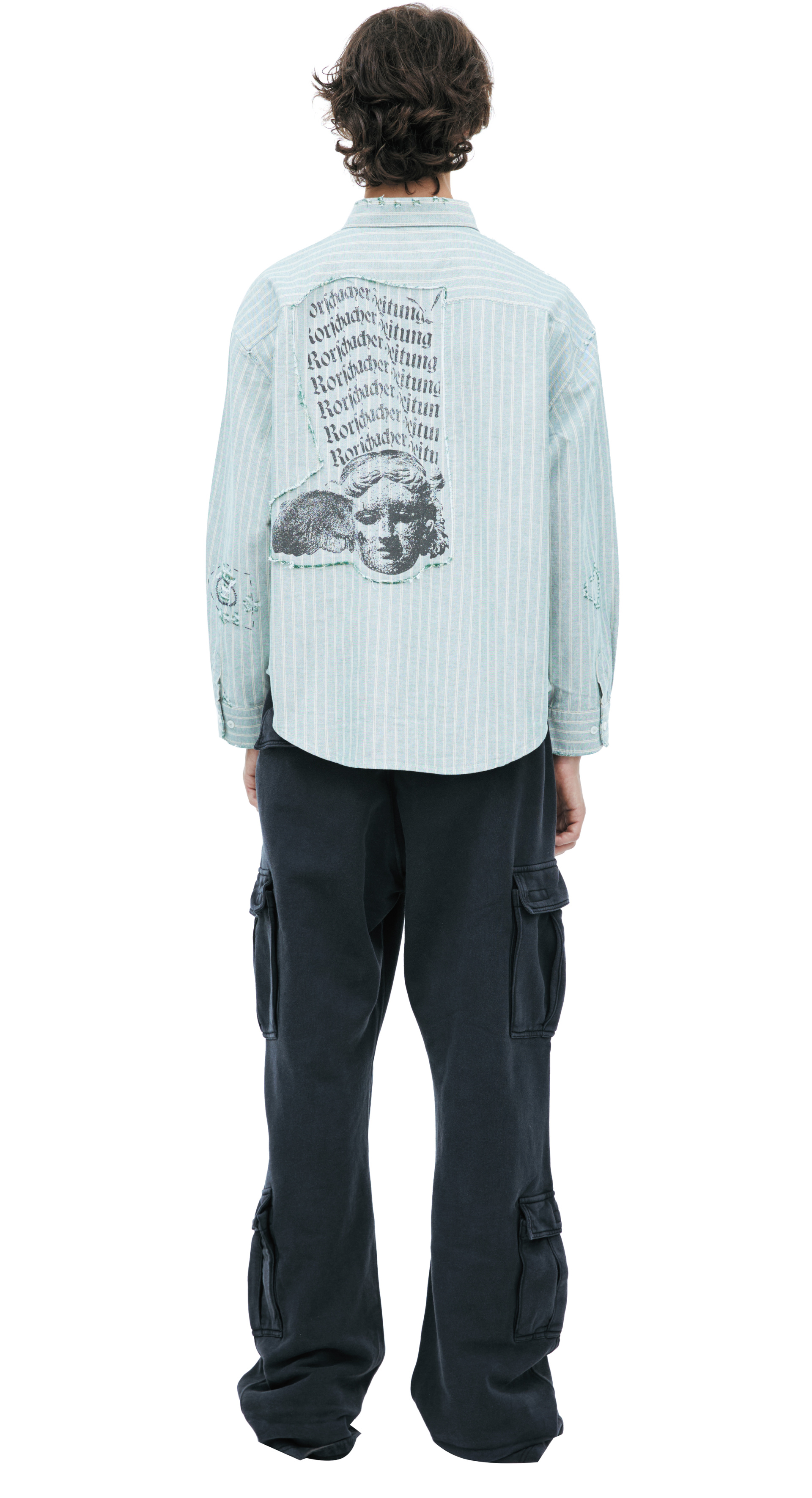 Enfants Riches Déprimés Striped printed shirt