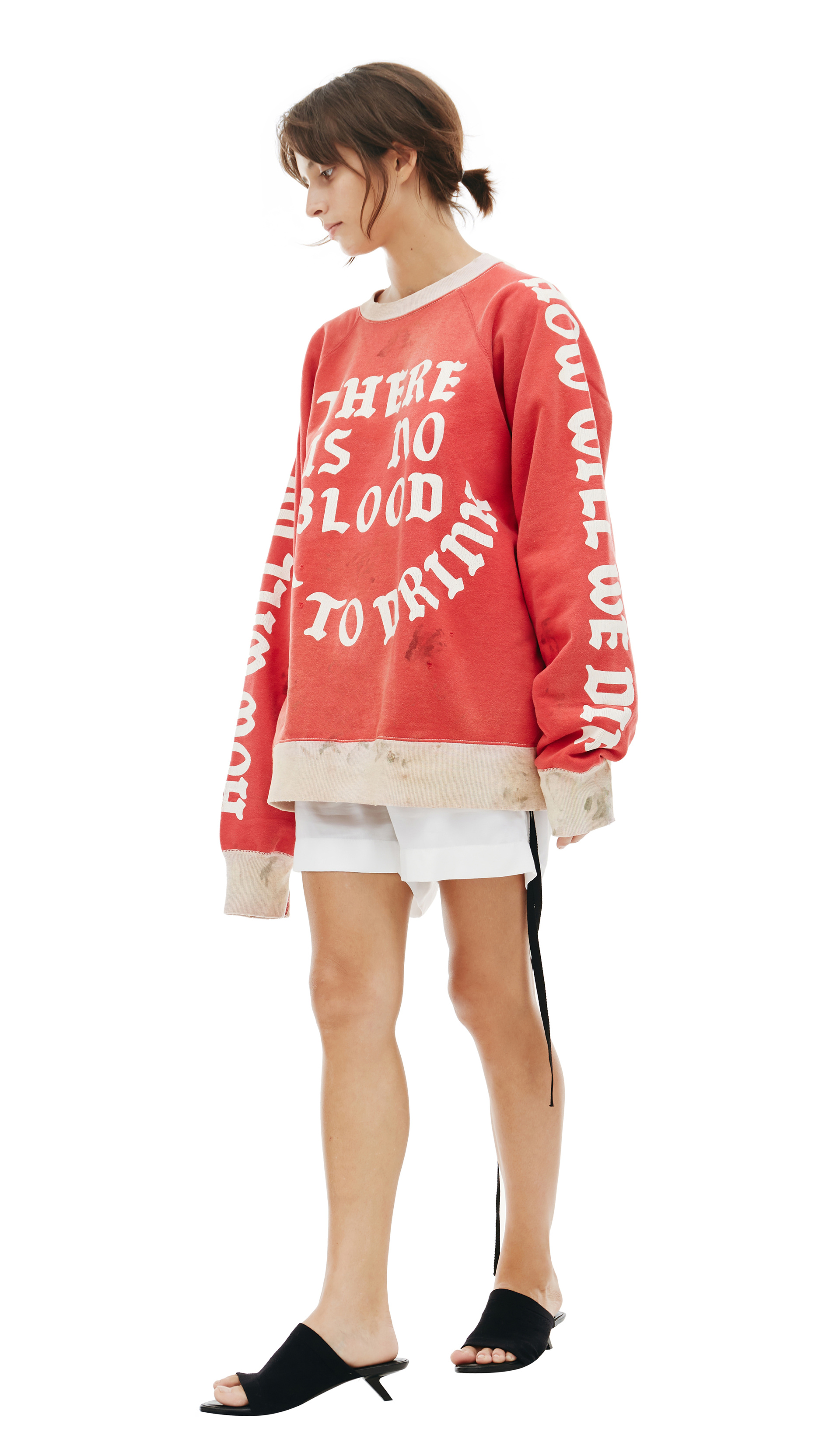 Saint Michael Printed oversize sweatshirt