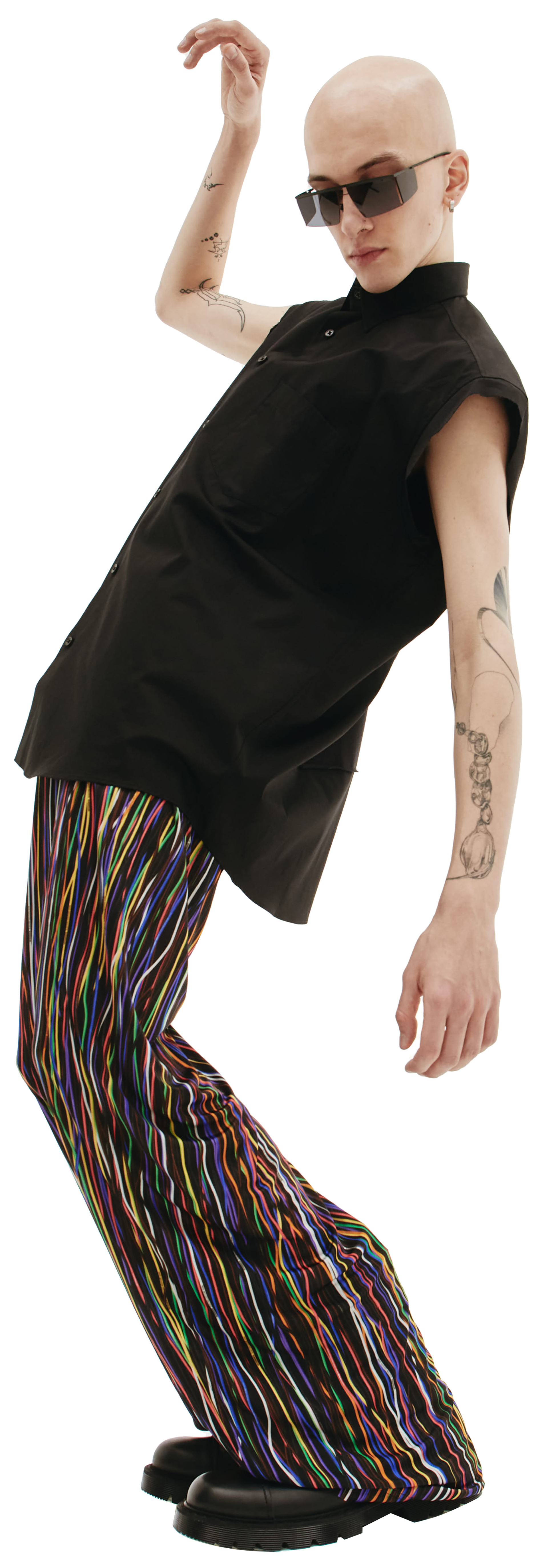 VETEMENTS Black Cotton sleeveless shirt