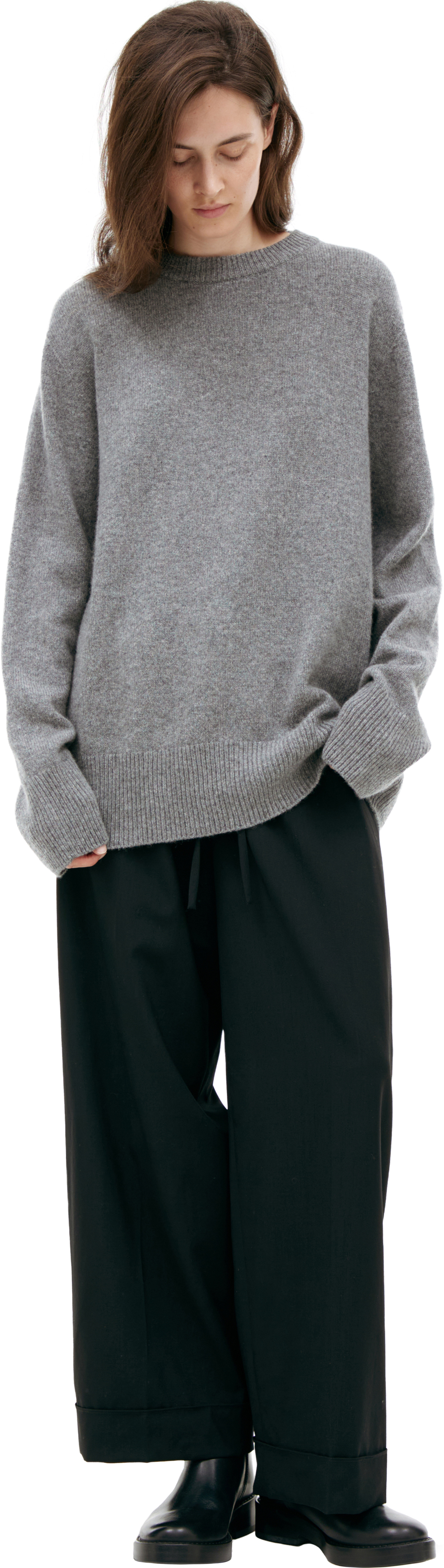 The Row Grey wool sweater