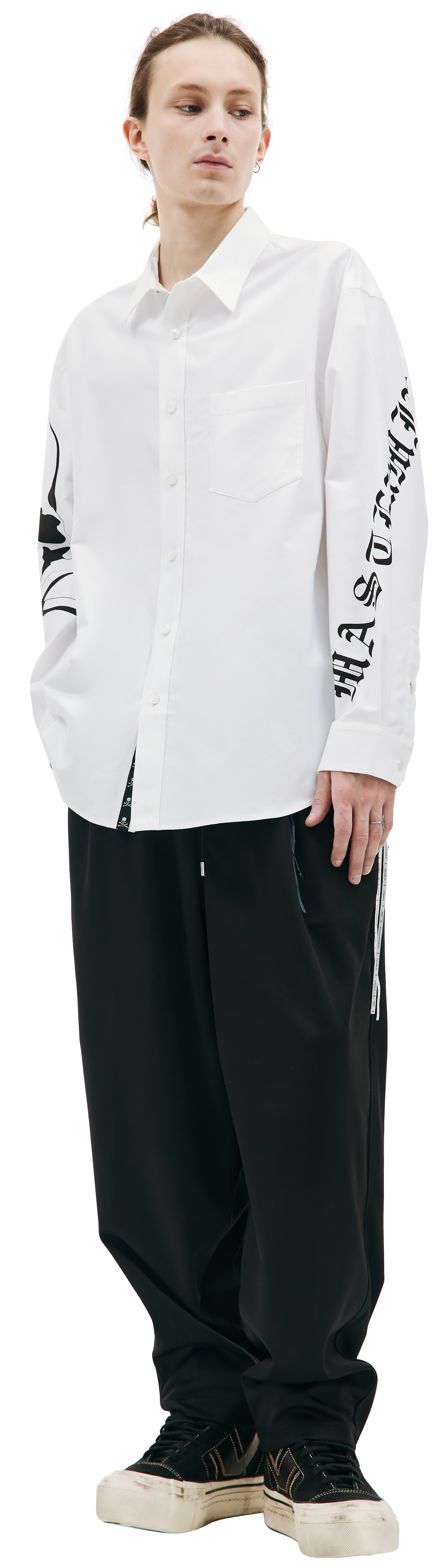 Mastermind WORLD White printed shirt
