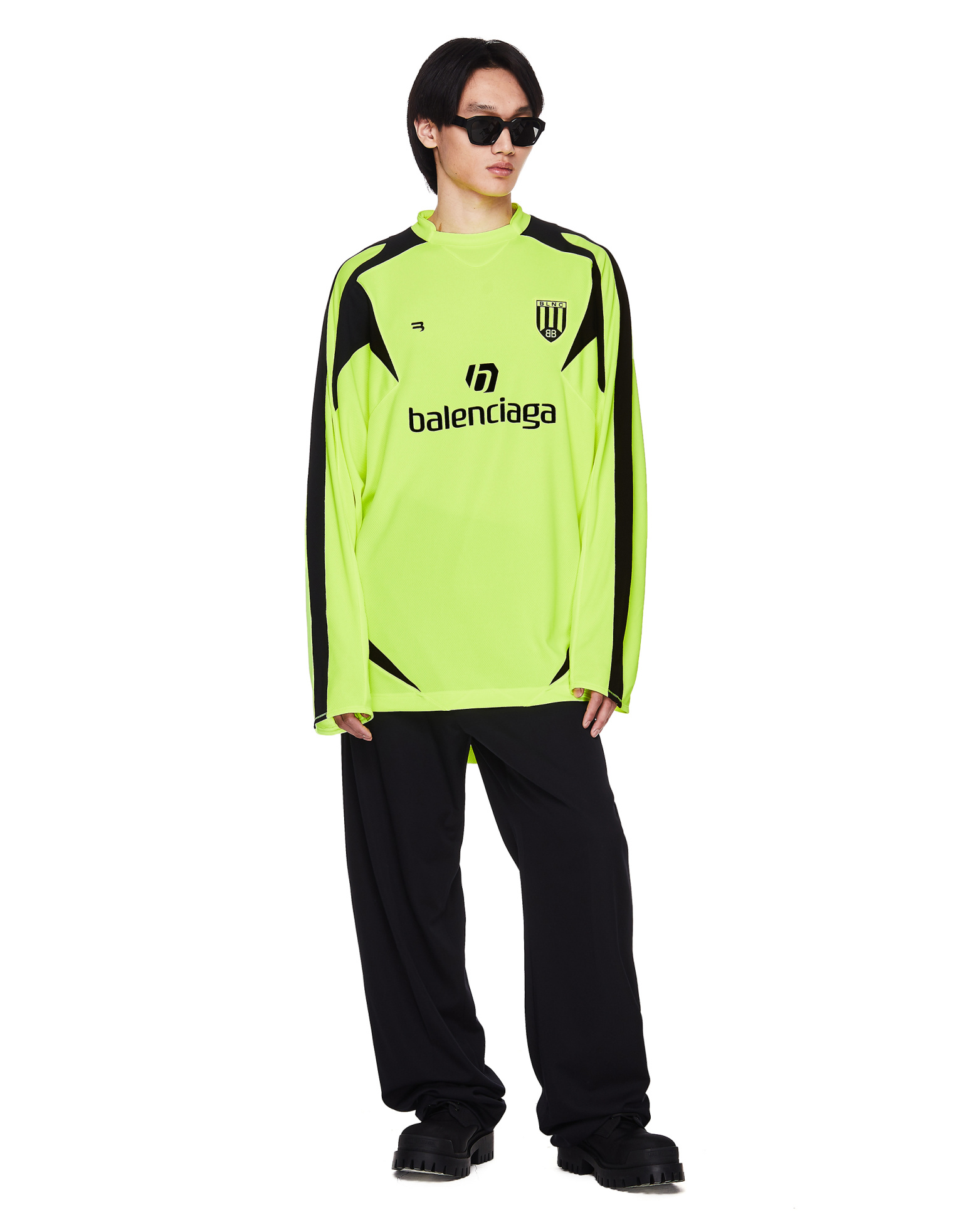 Balenciaga Soccer L/S T-shirt With Logos