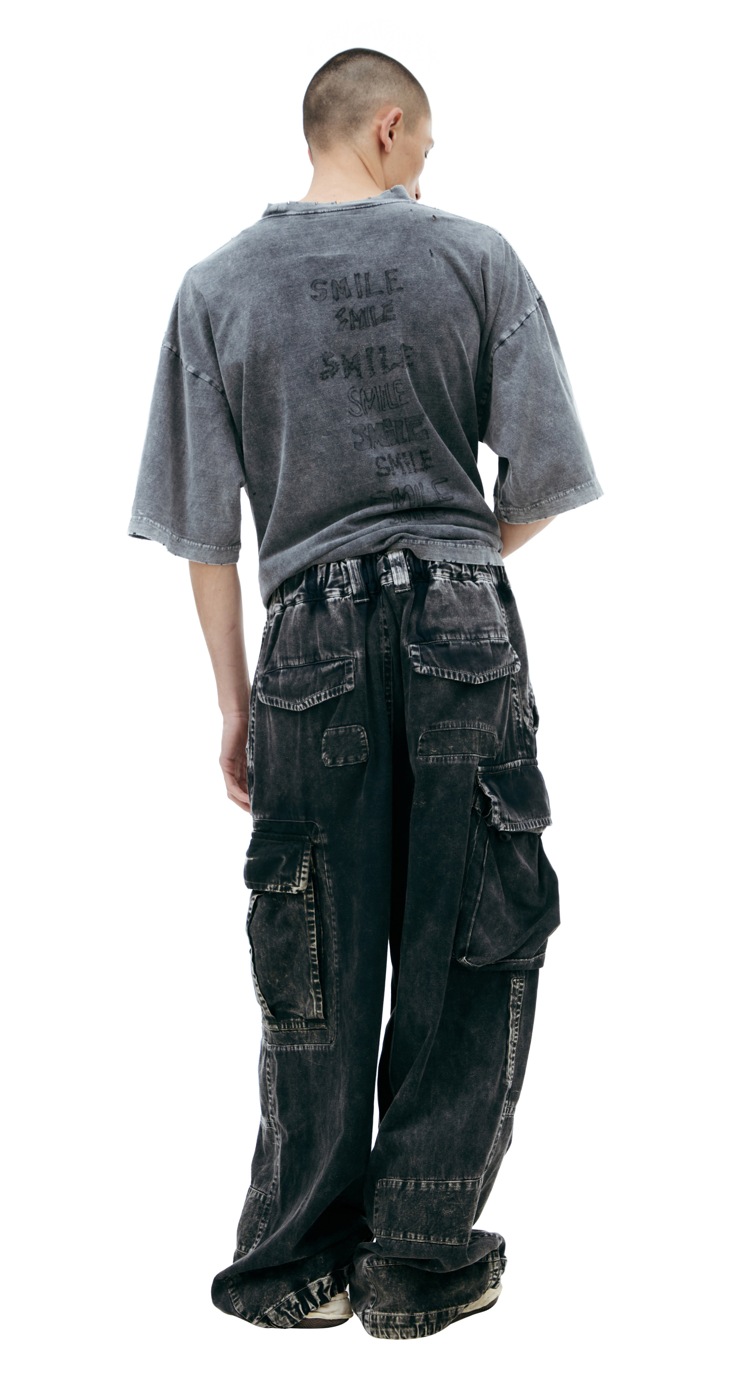Maison Mihara Yasuhiro Cargo jeans with patch pockets