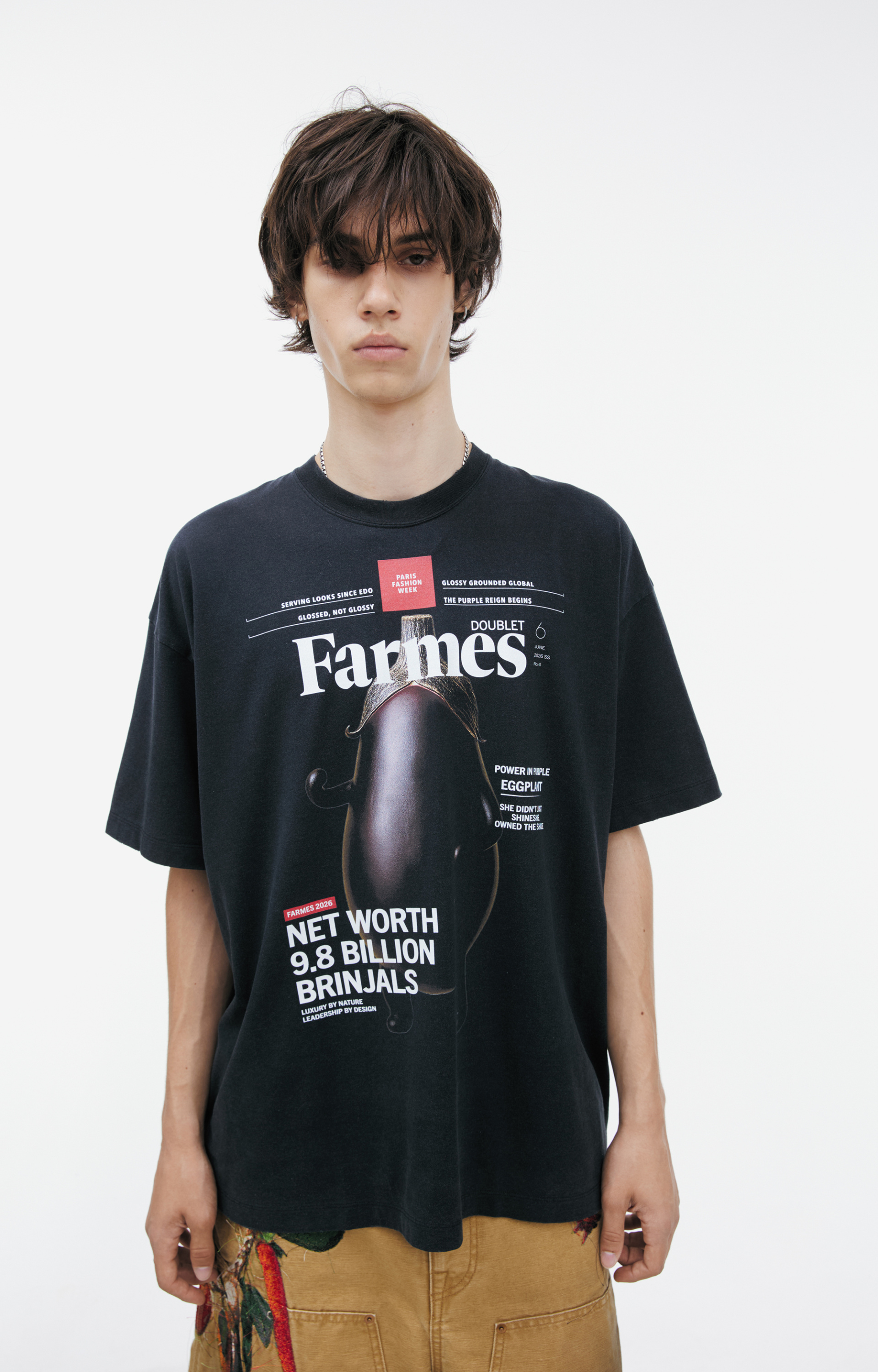 Doublet Black print T-shirt