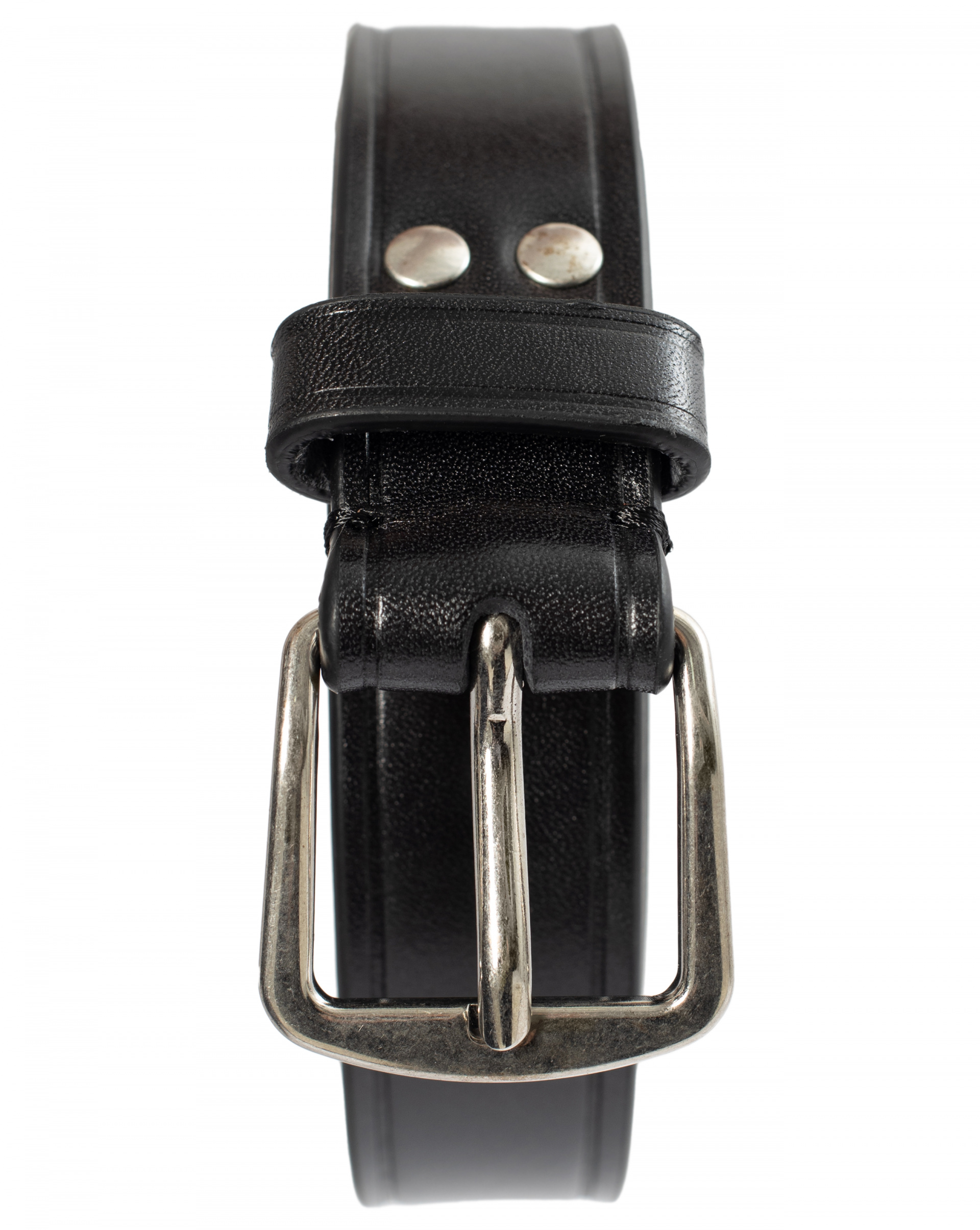 Ann Demeulemeester Black leather Bent belt