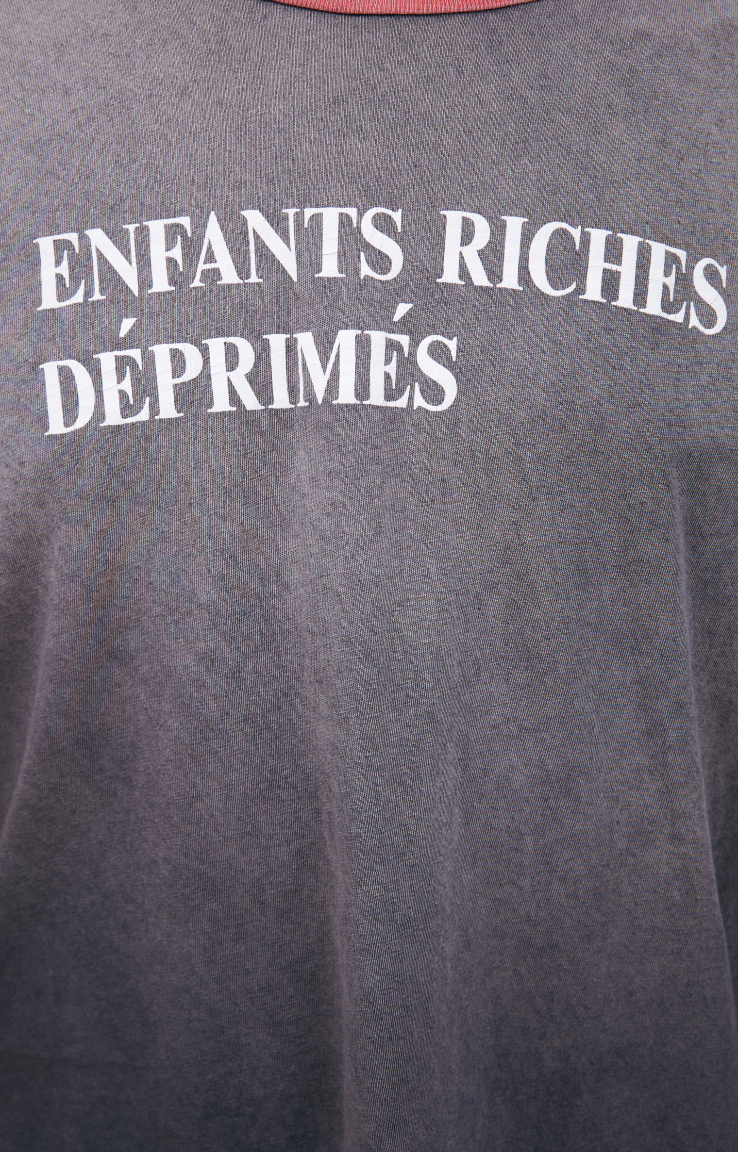 Buy Enfants Riches Déprimés men grey t-shirt with logo for €880