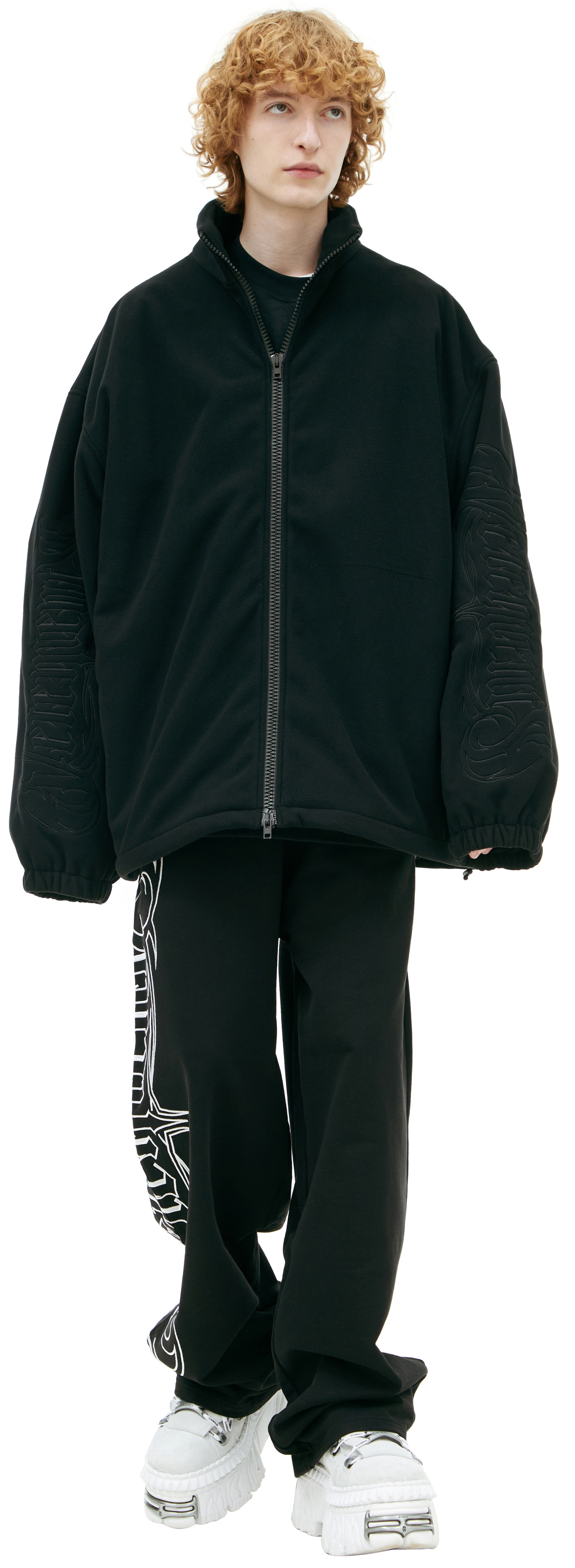 VETEMENTS Logo fleece jacket
