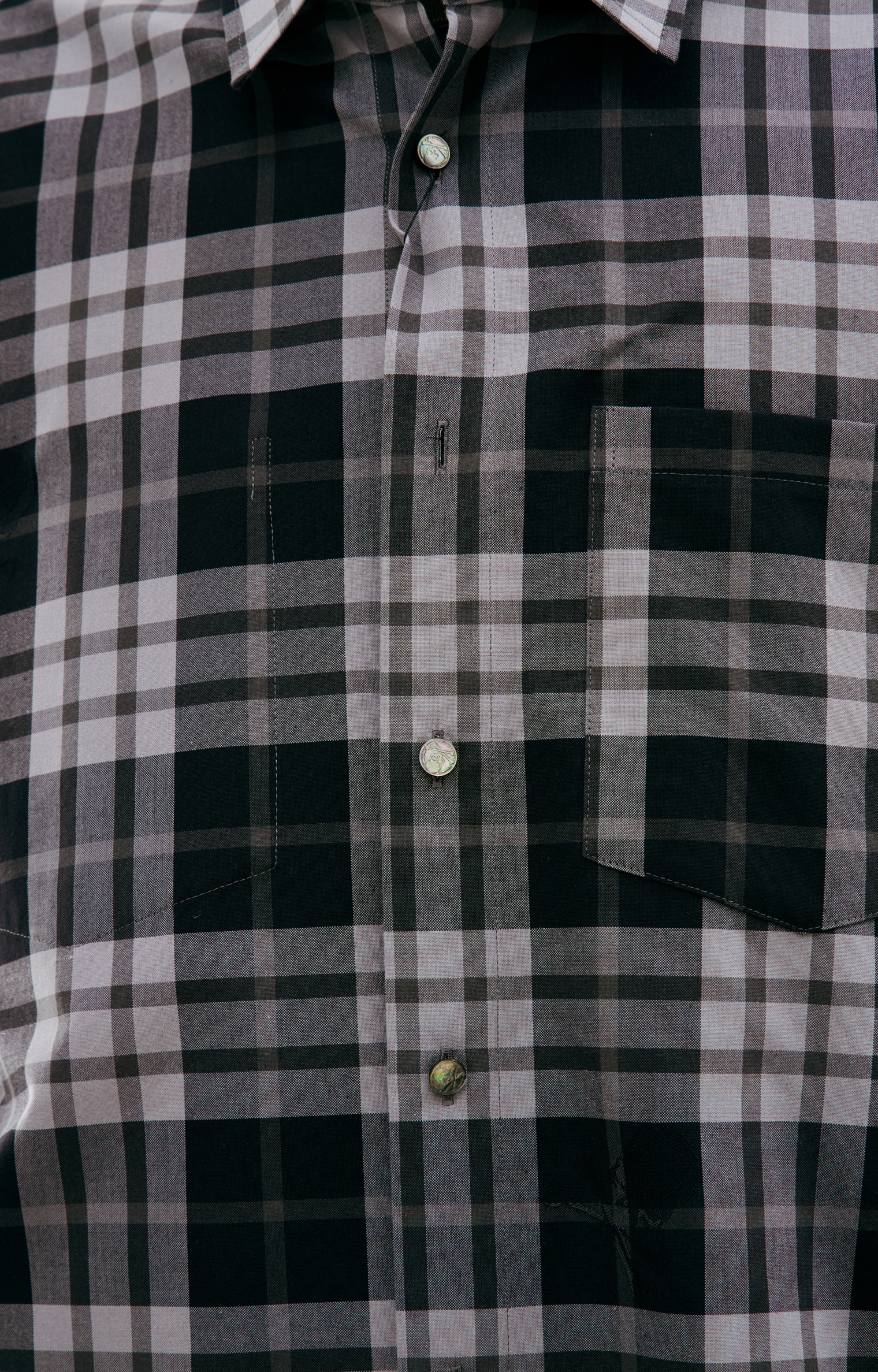 Mastermind WORLD Button-down plaid shirt