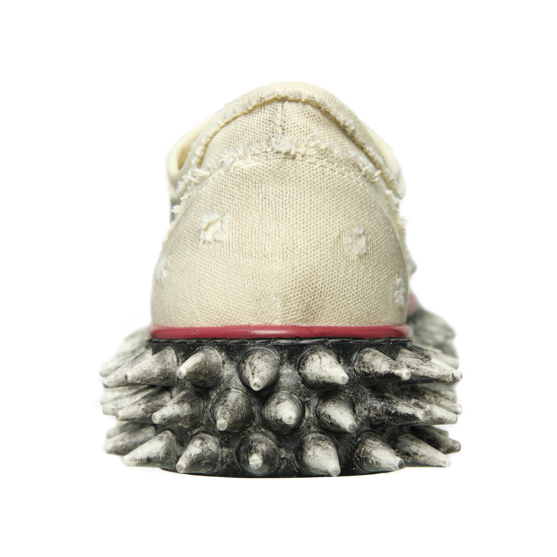 Doublet DIRTY SPIKE TOE CAP CANVAS SNEAKER