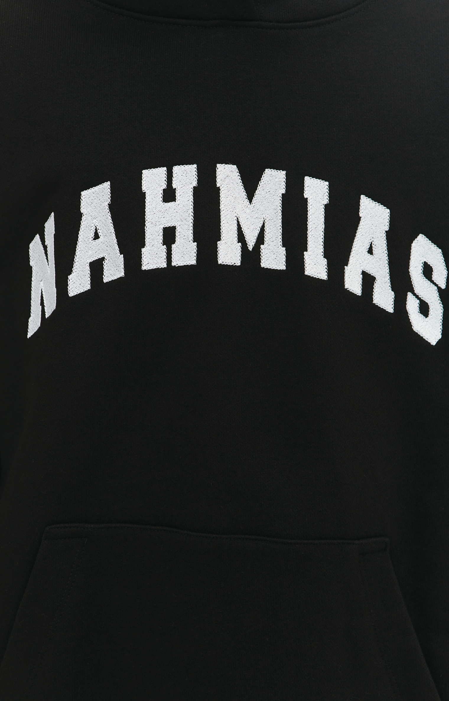 Nahmias Embroidered logo hoodie