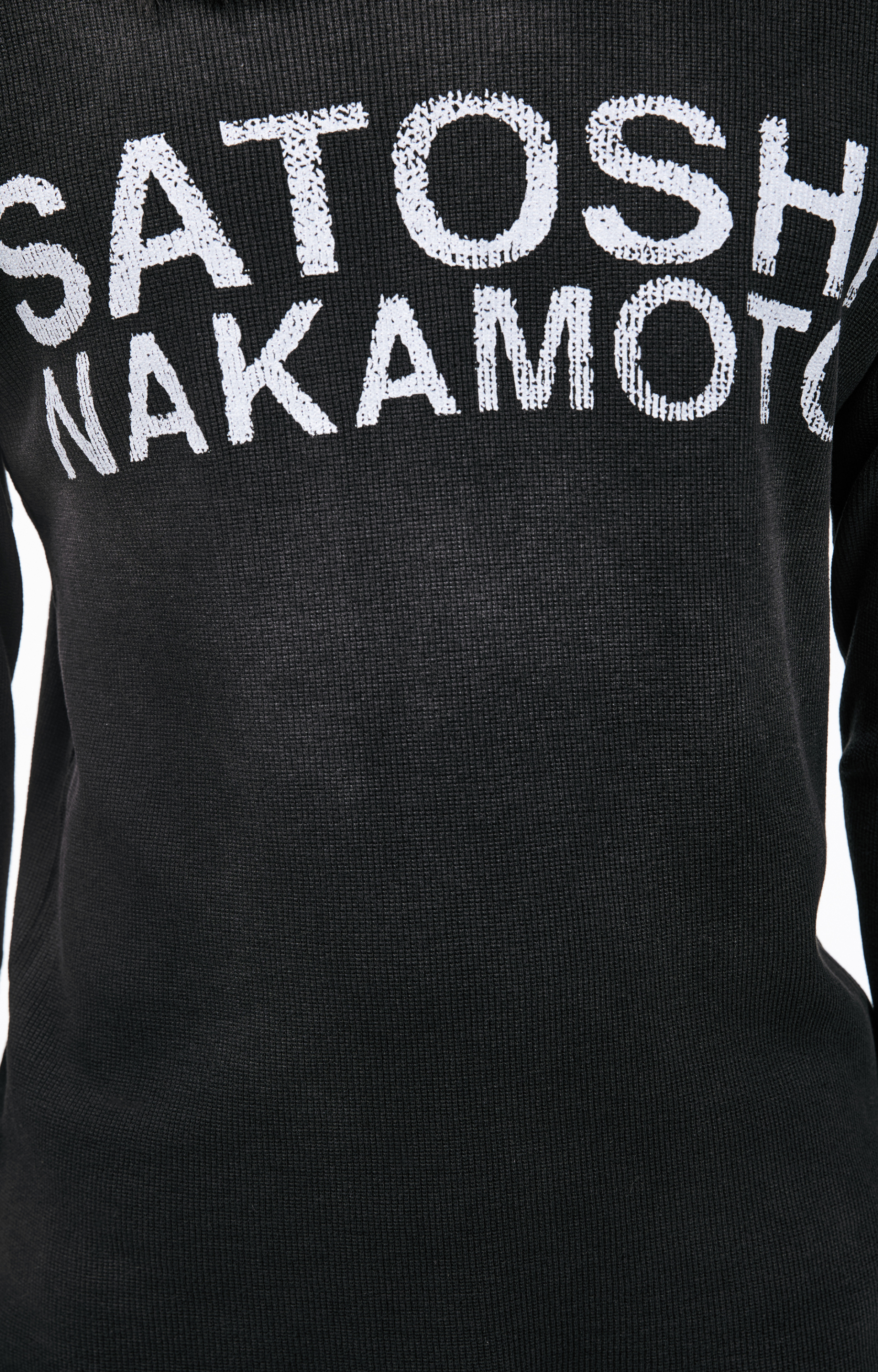 Satoshi Nakamoto Black Logo Longsleeve