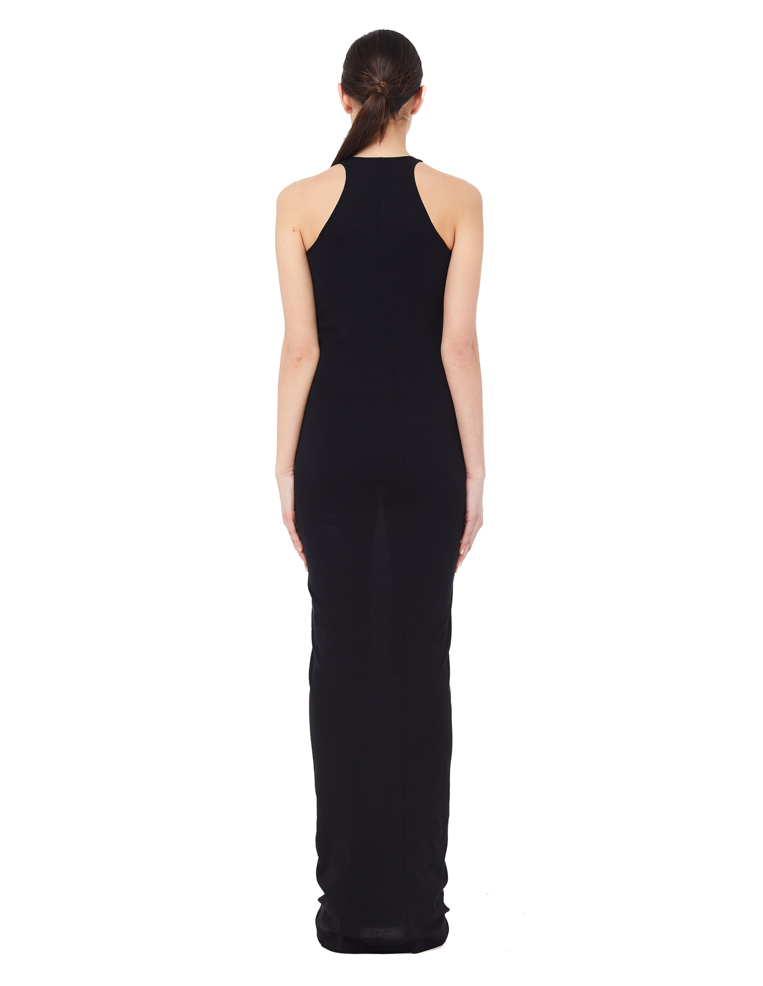 DRKSHDW by Rick Owens Black Floor Length Tank Dress