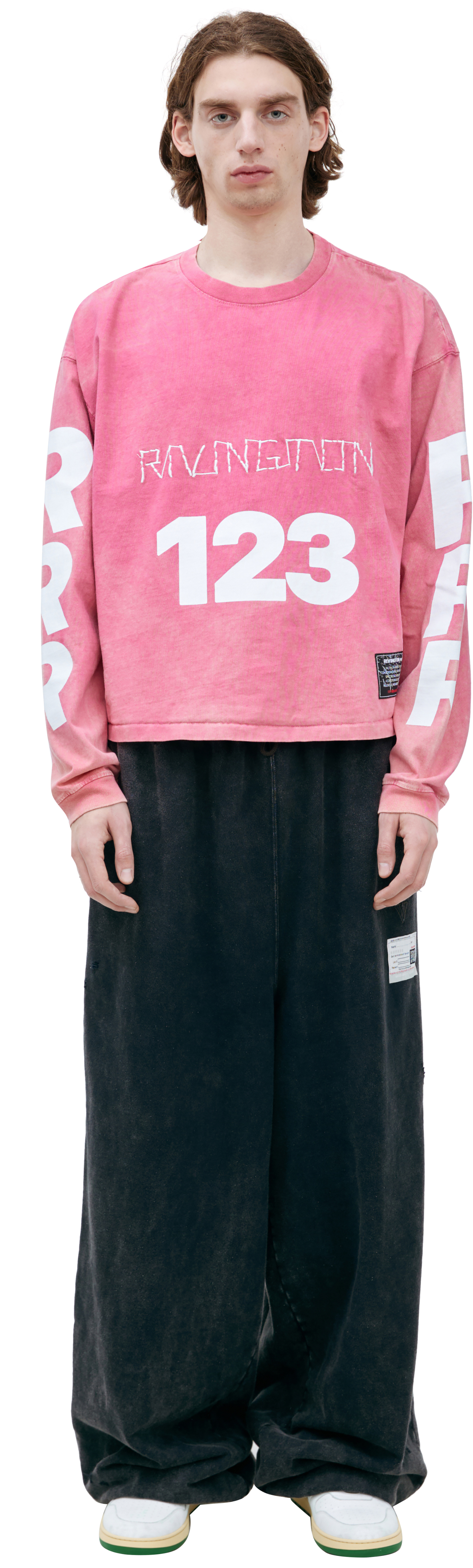 RRR123 Pink cotton longsleeve