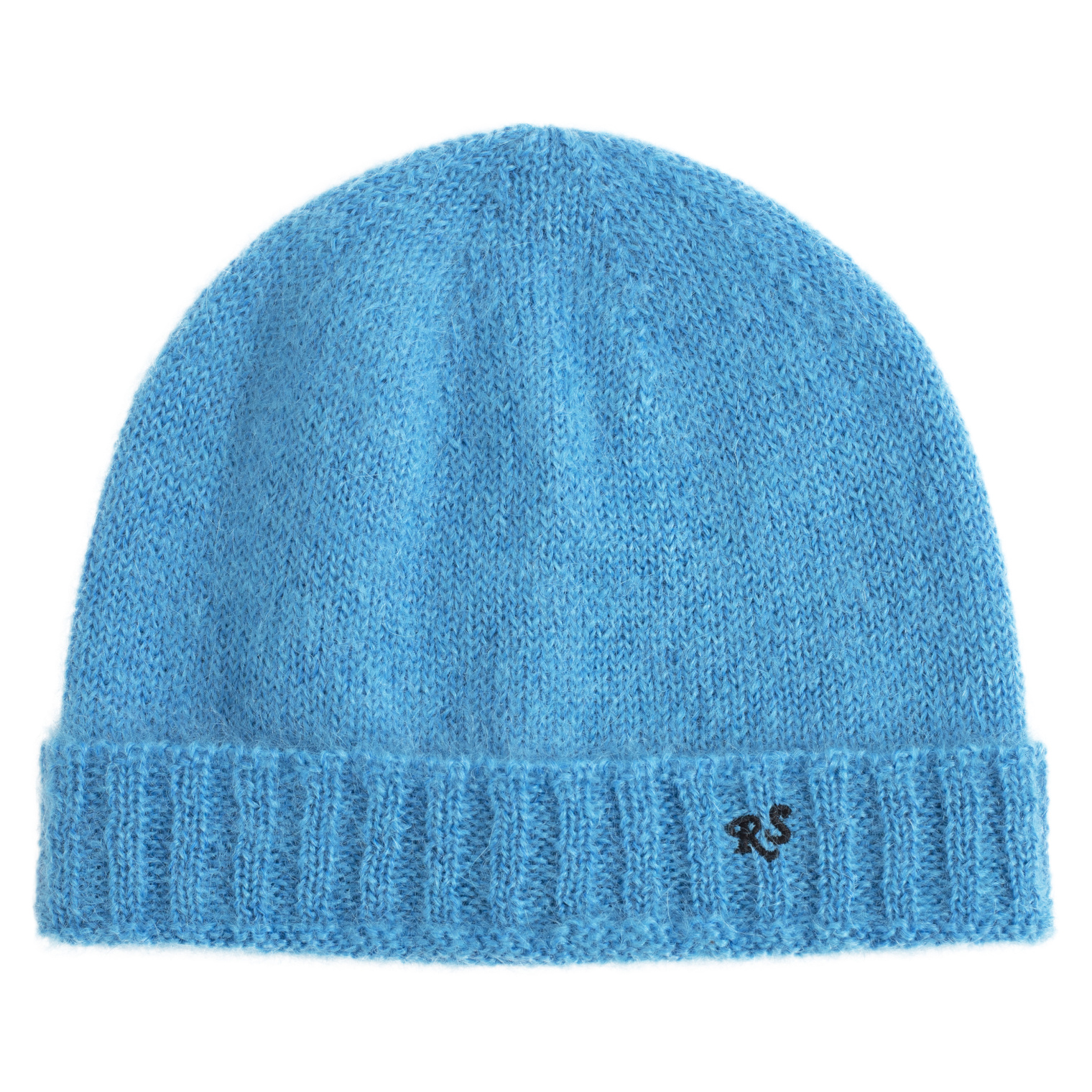 Raf Simons RS Knitted Beanie in blue