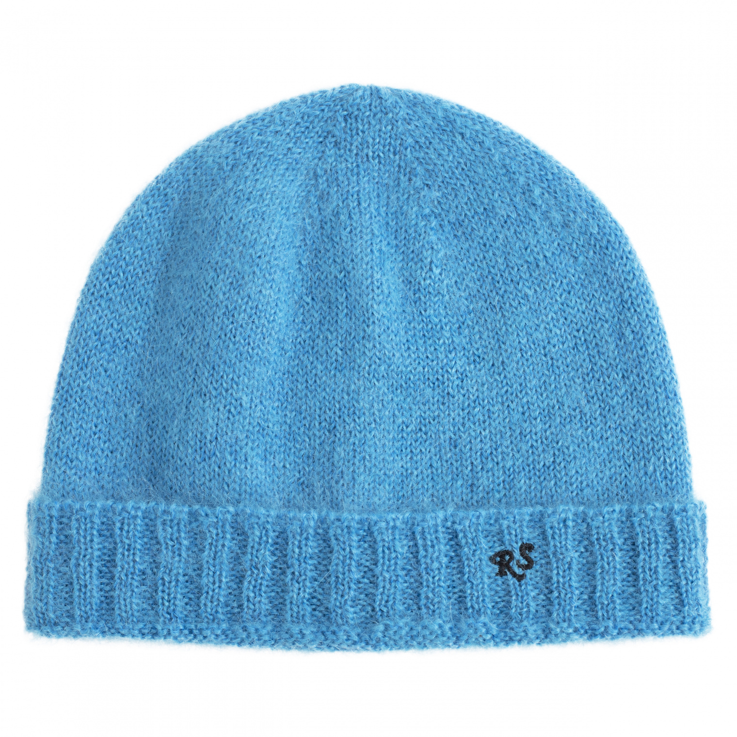 Raf Simons RS Knitted Beanie in blue