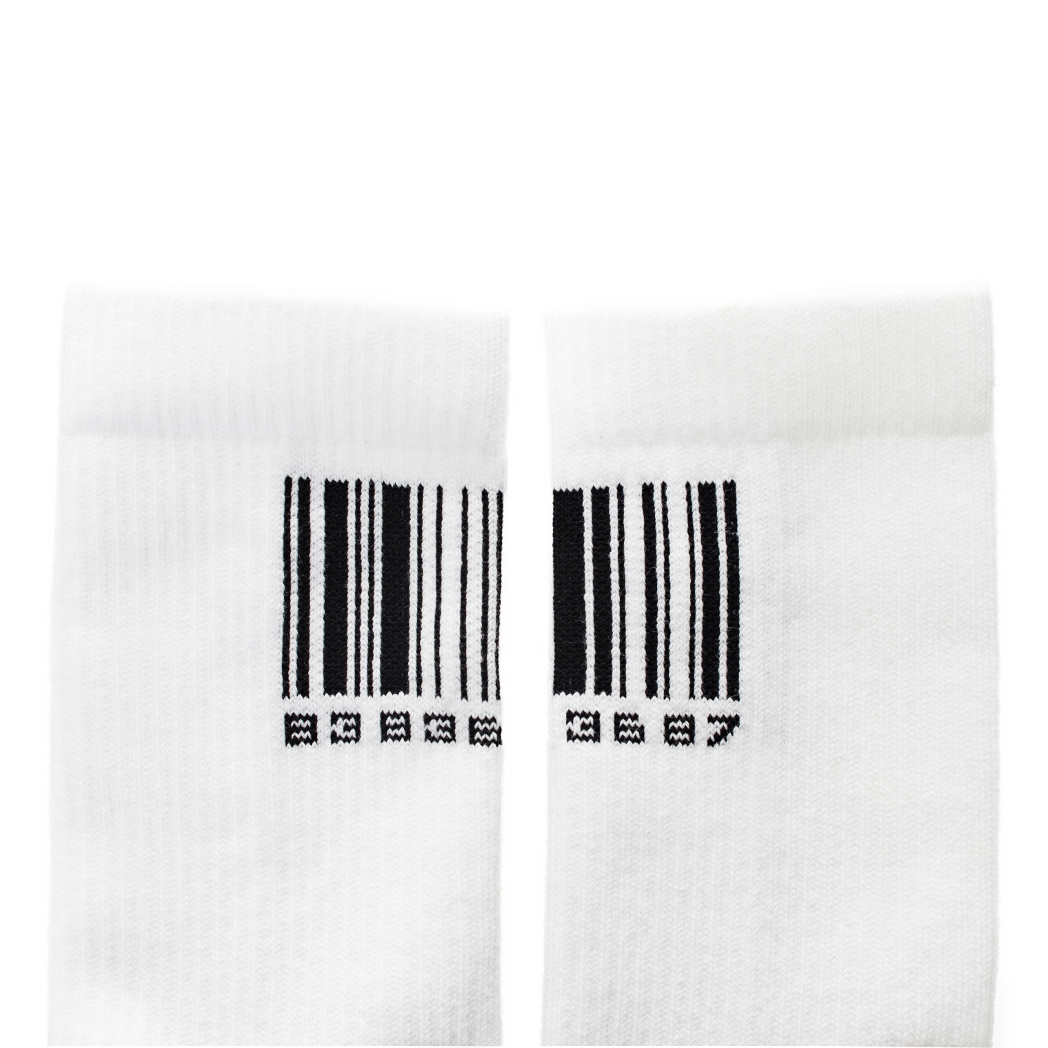 VTMNTS White Barcode Socks