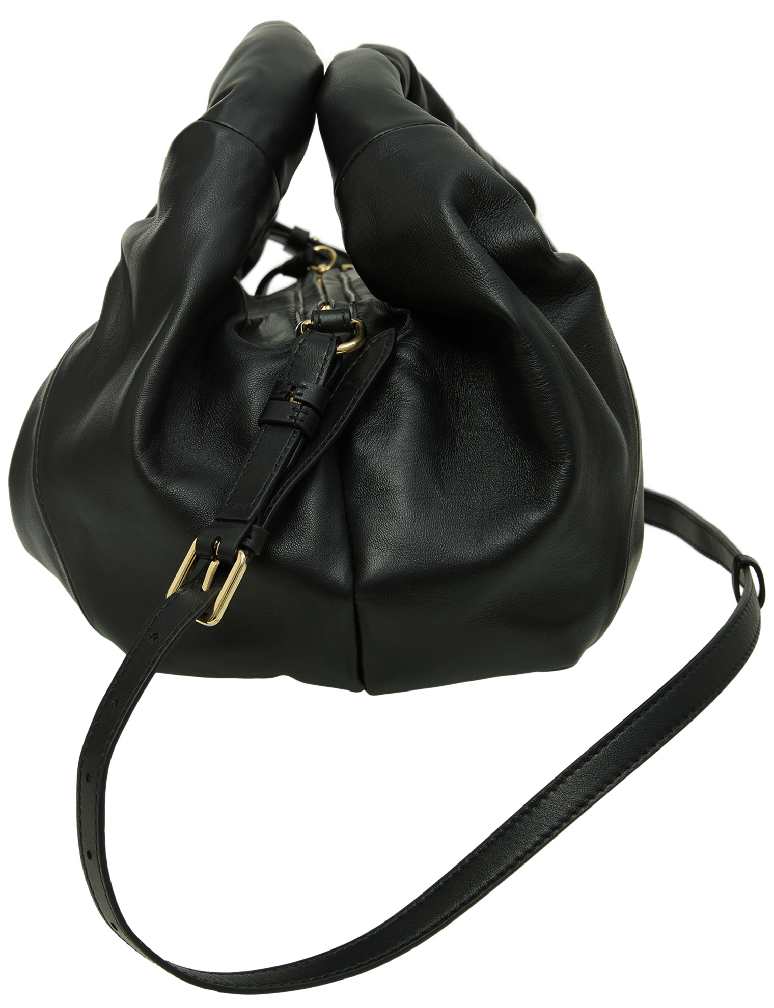 Dries Van Noten Black leather bag