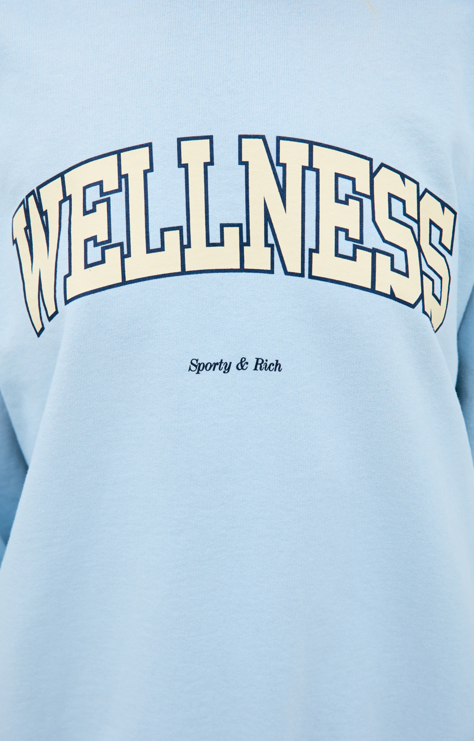 SPORTY & RICH \'WELLNESS\' printed sweatshirt