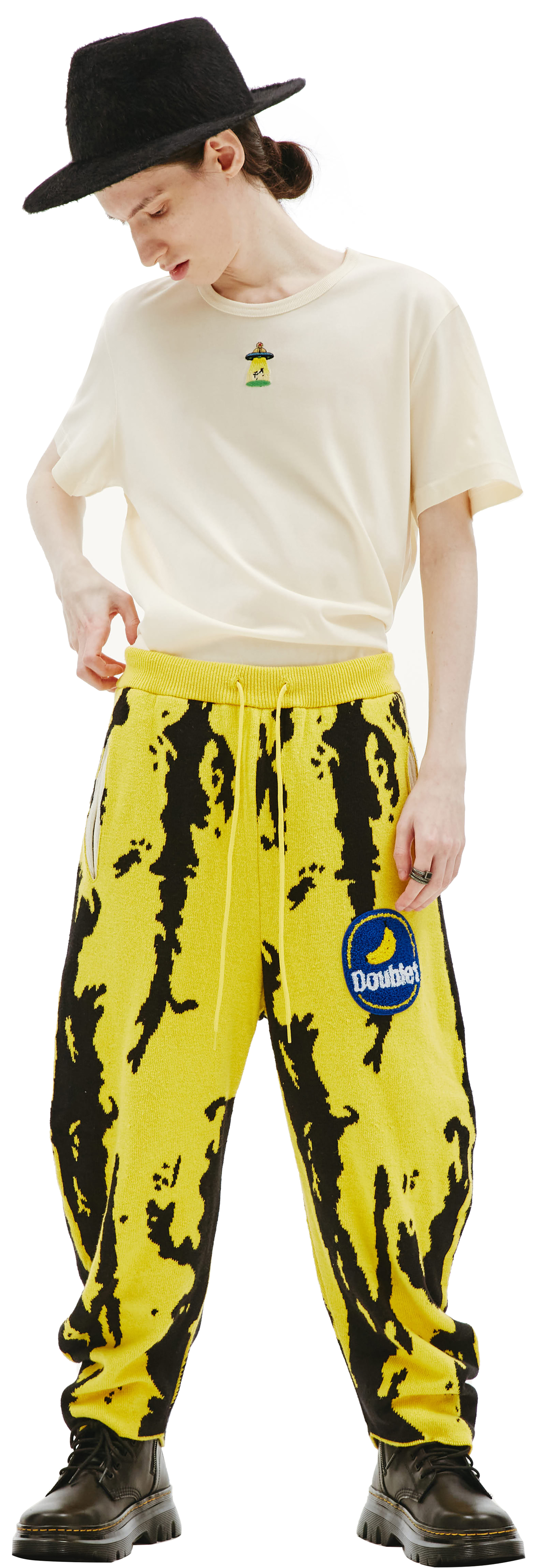 Doublet BANANA JACQUARD KNIT PANTS