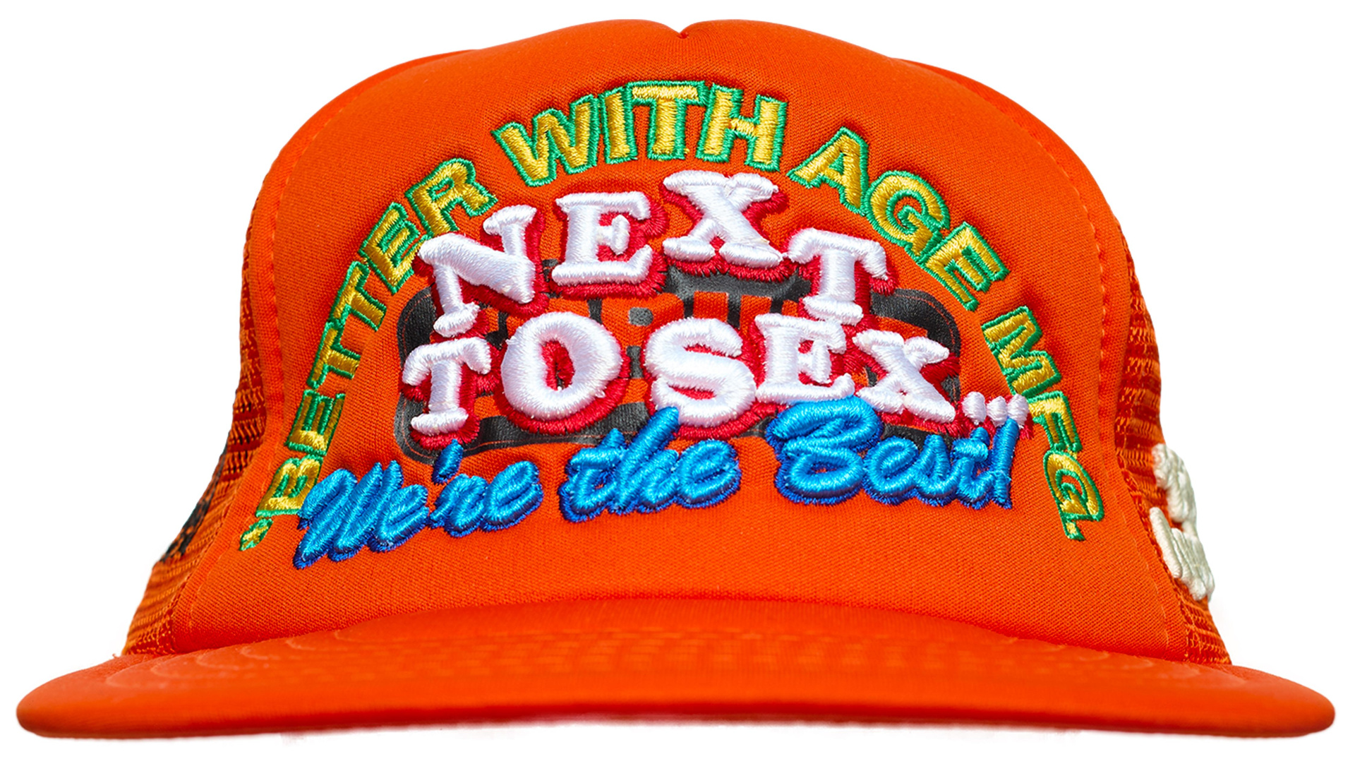 BETTER WITH AGE \'NEXT TO SEX\' embroidered cap
