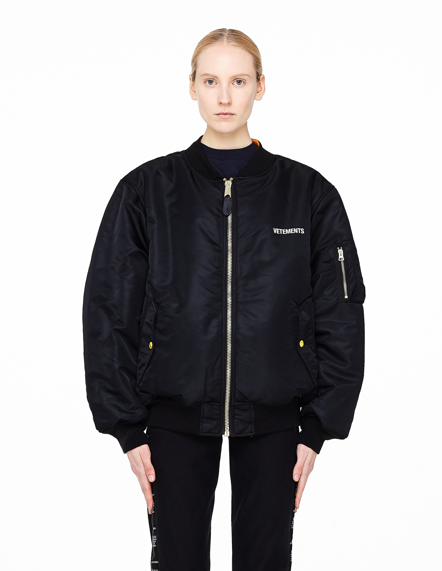 VETEMENTS Двусторонний бомбер с логотипом