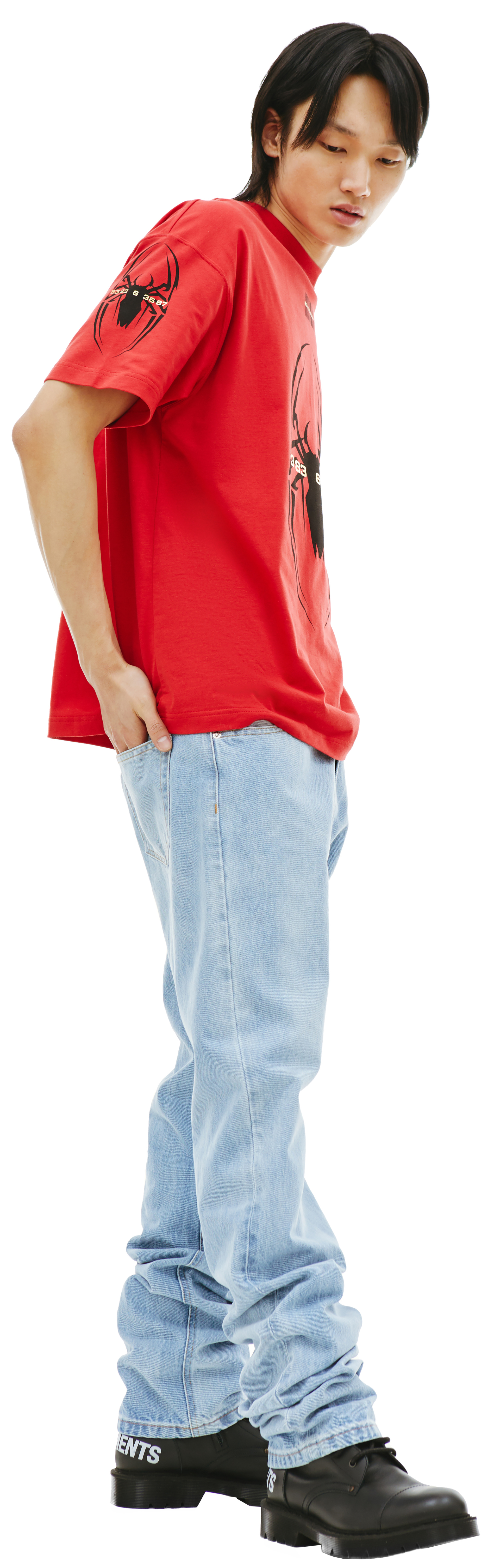 VTMNTS Spider Printed T-Shirt