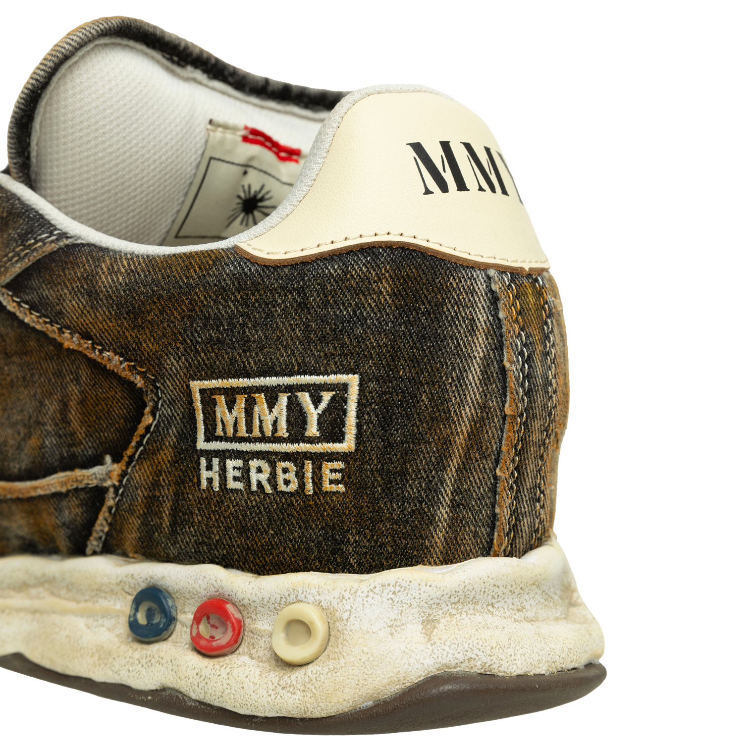 Maison Mihara Yasuhiro Herbie Puffer OG Sole Washed Denim Sneakers