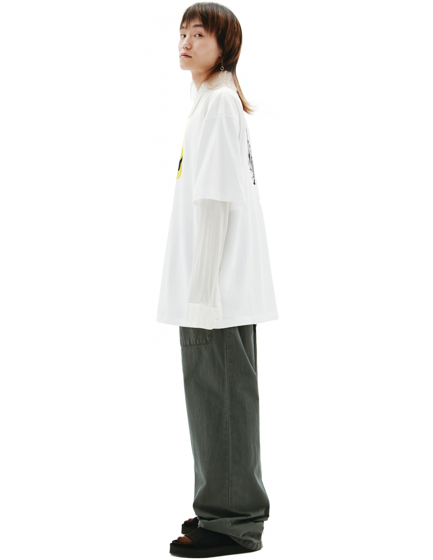 Balenciaga White Cotton T-shirt