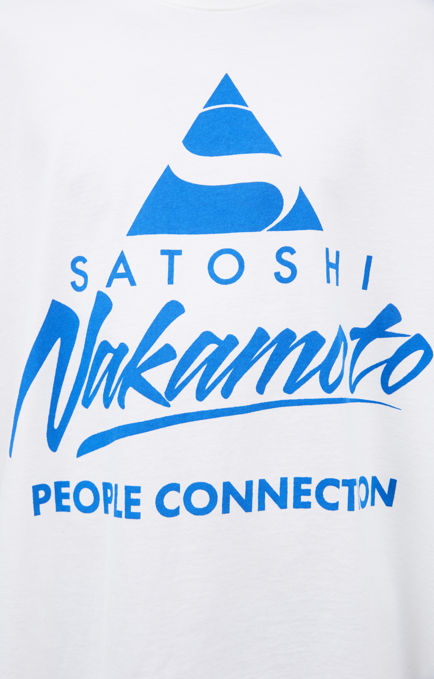 Satoshi Nakamoto Longsleeve with sewn-in sleeves