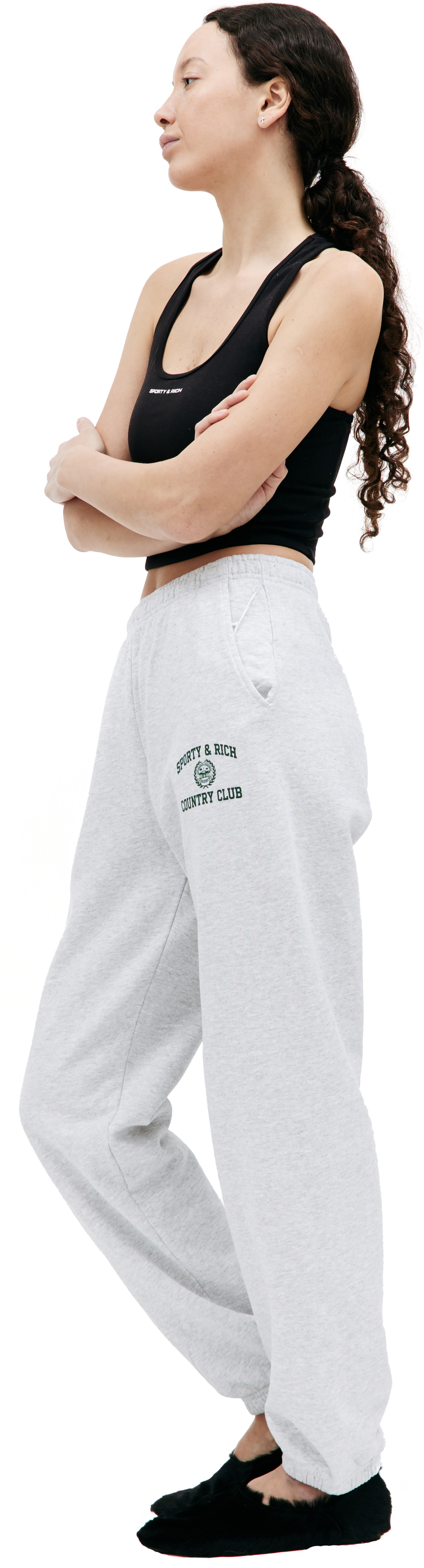 SPORTY & RICH Country Club printed sweatpant