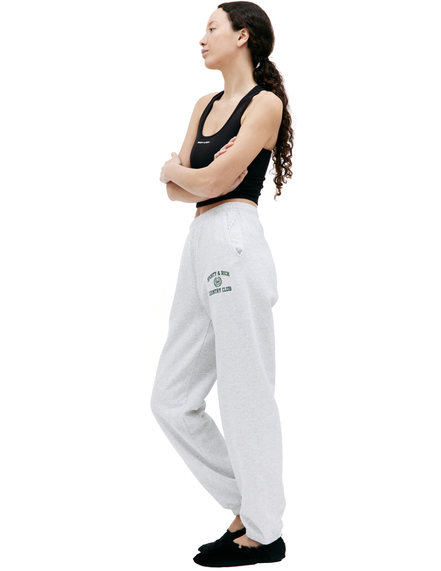 SPORTY & RICH Country Club printed sweatpant