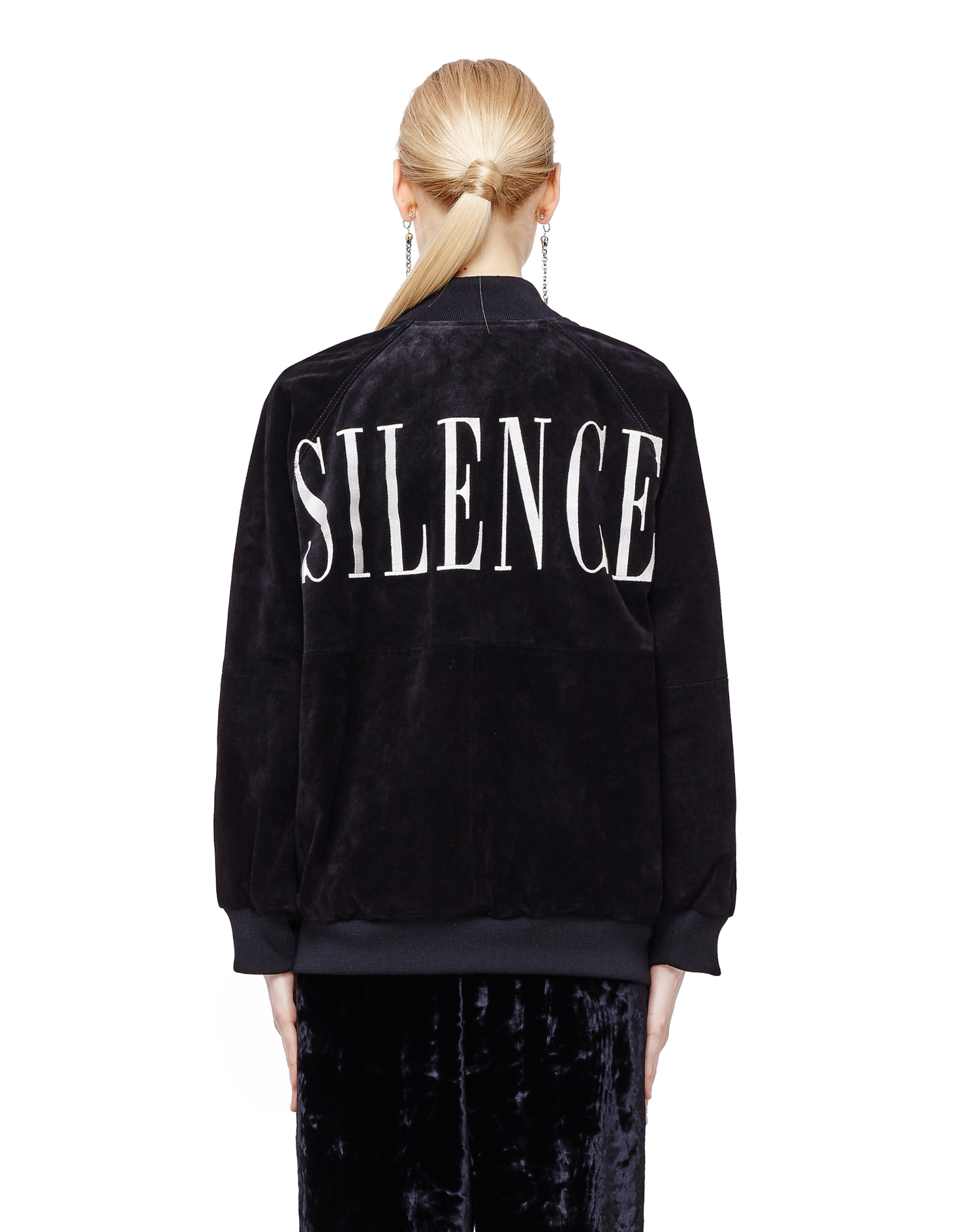Enfants Riches Deprimes Бомбер из замши Silence