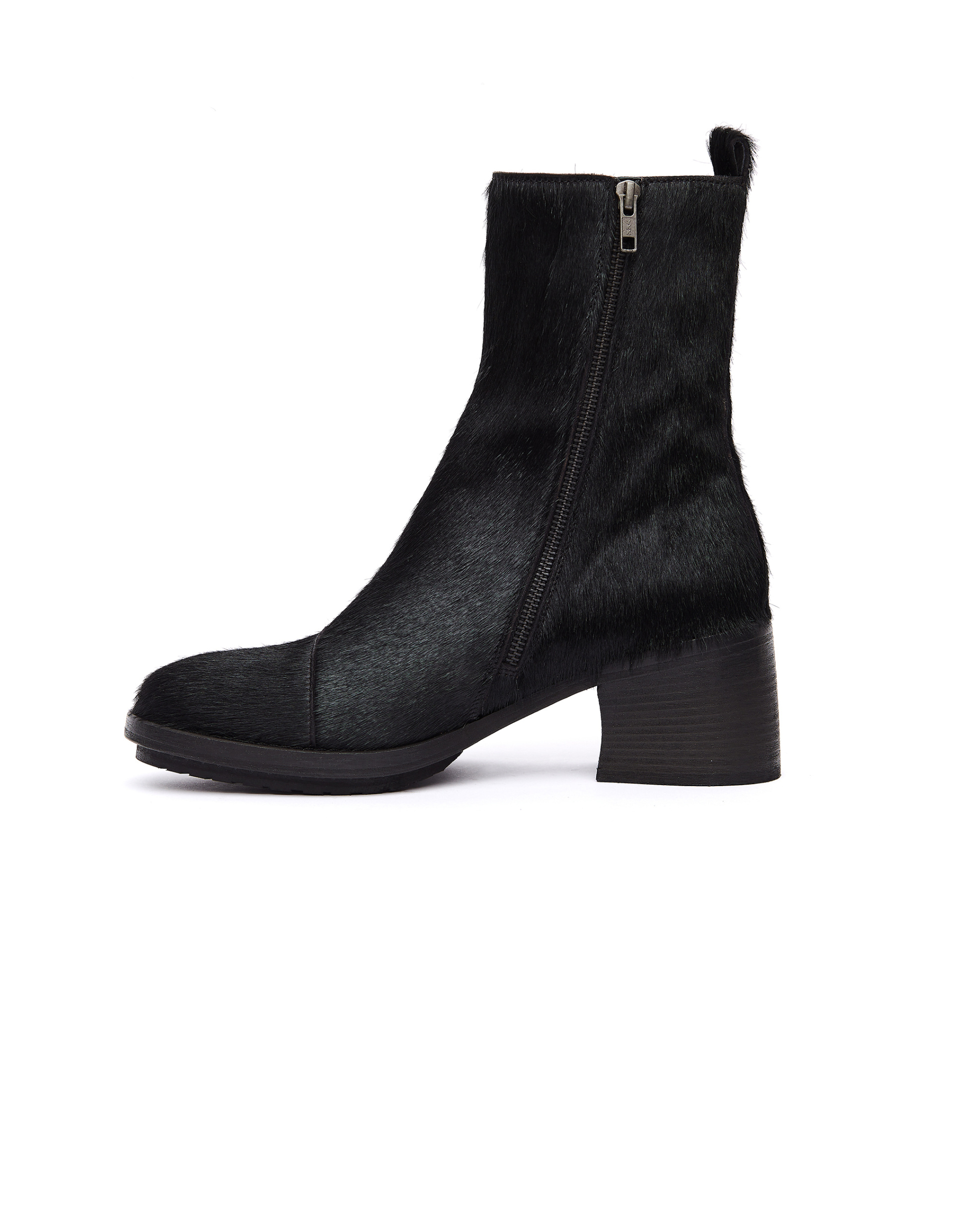 Ann Demeulemeester Pony Hair Ankle Boots
