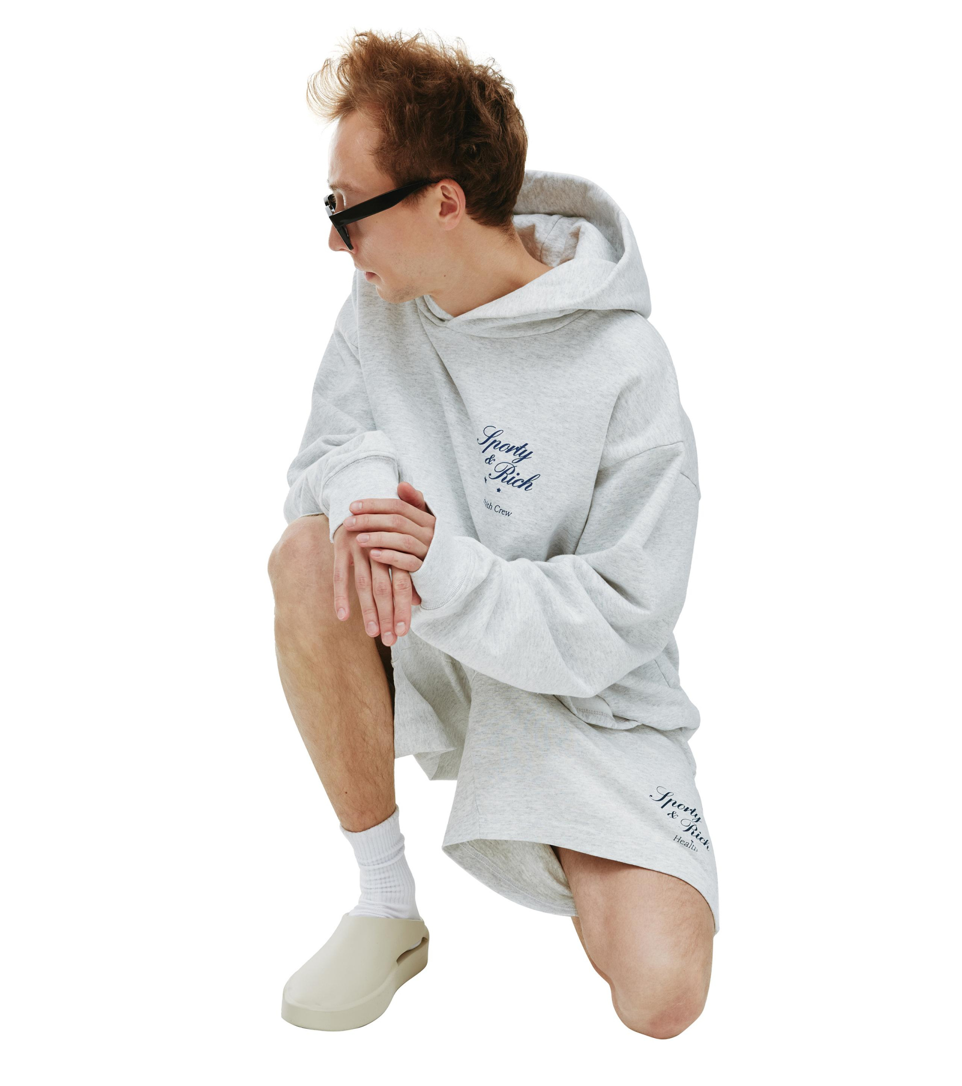 SPORTY & RICH Hoodie Star Health Crew