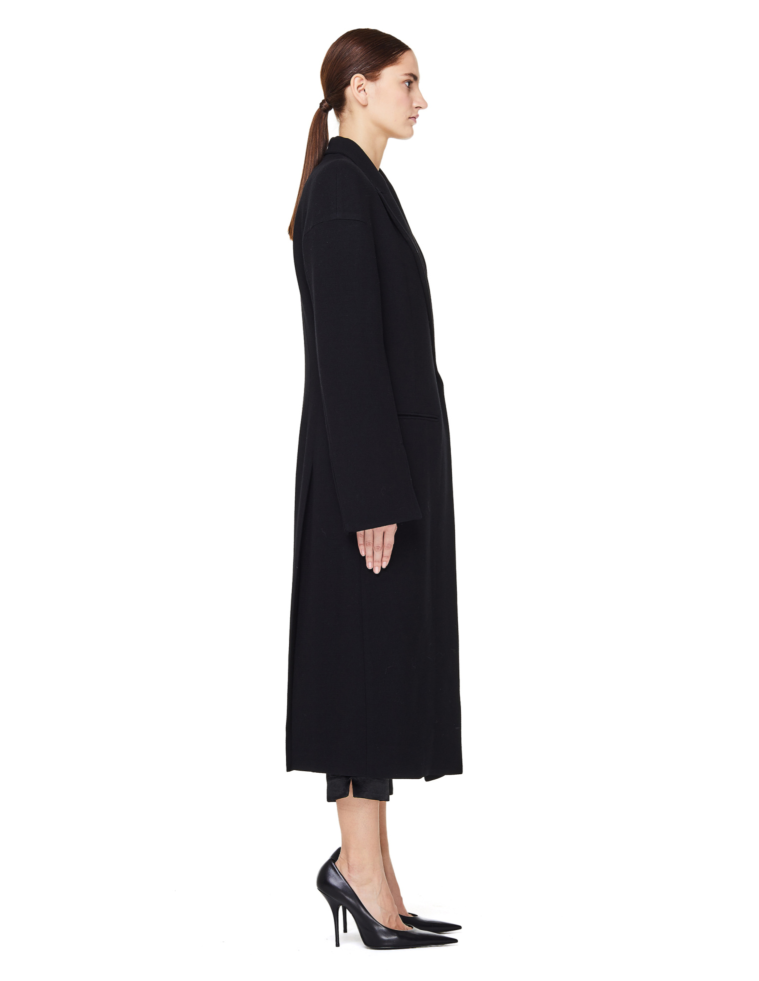 Ann Demeulemeester Шерстяное пальто прямого кроя Howard