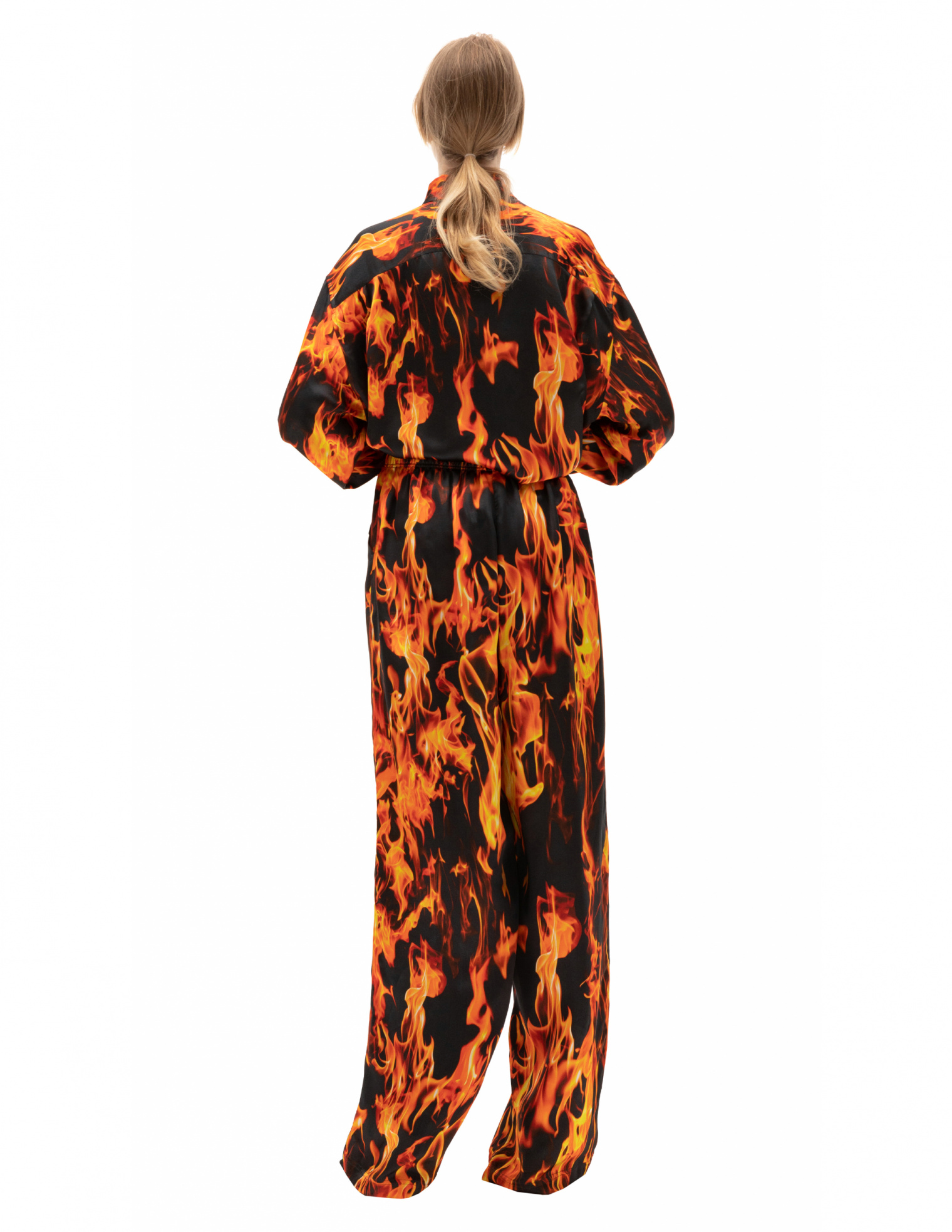 VETEMENTS Fire Pyjama Pants