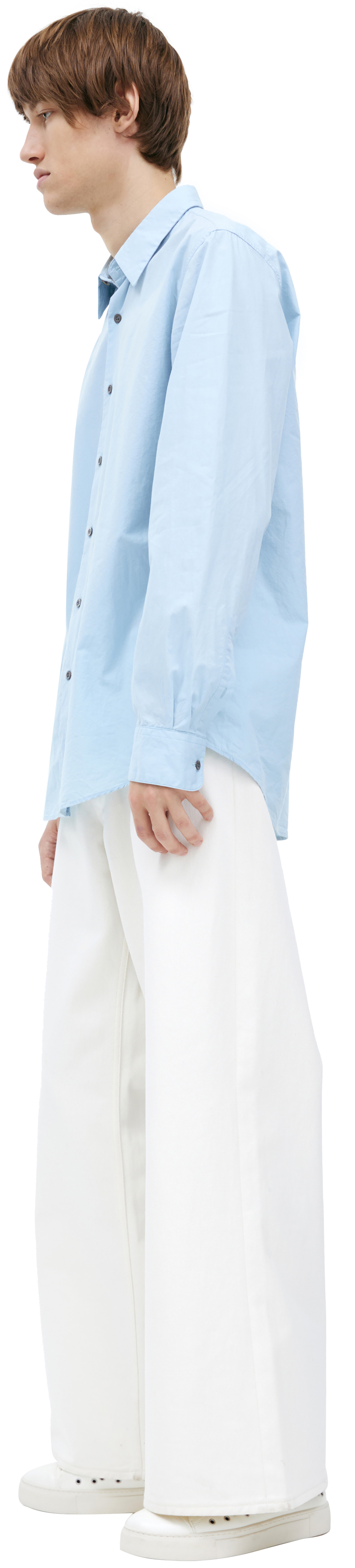 Dries Van Noten Blue cotton shirt