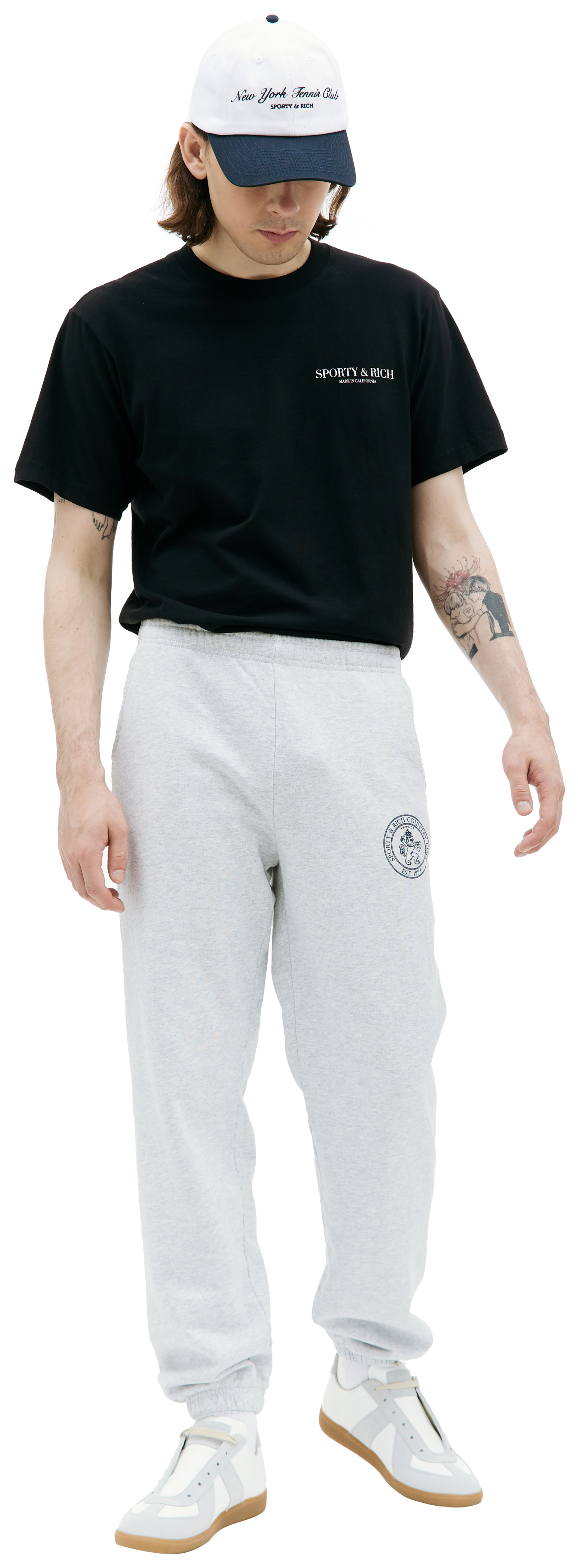 SPORTY & RICH Cotton printed sweatpants