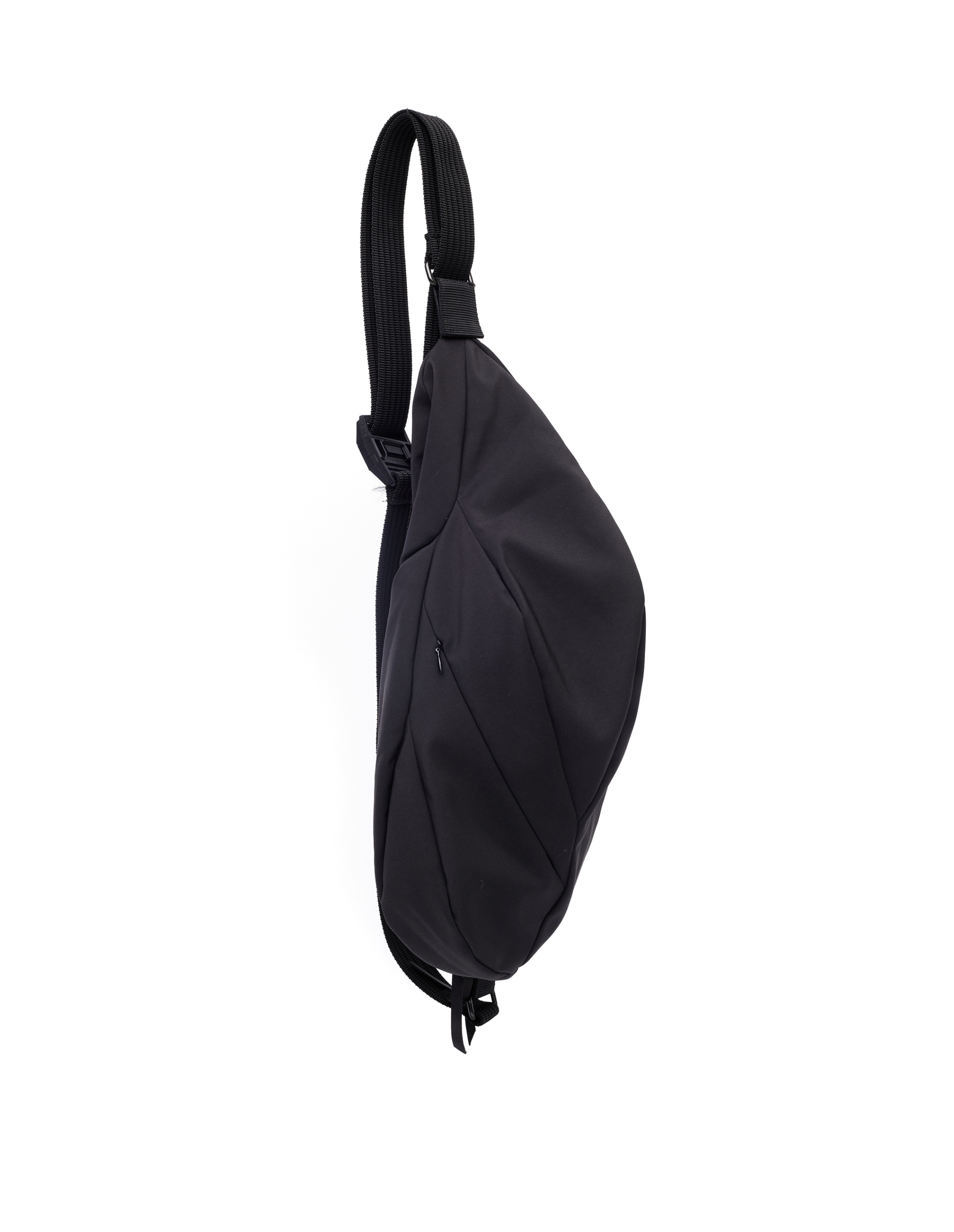 The Viridi-Anne Black Textile Crossbody Bag