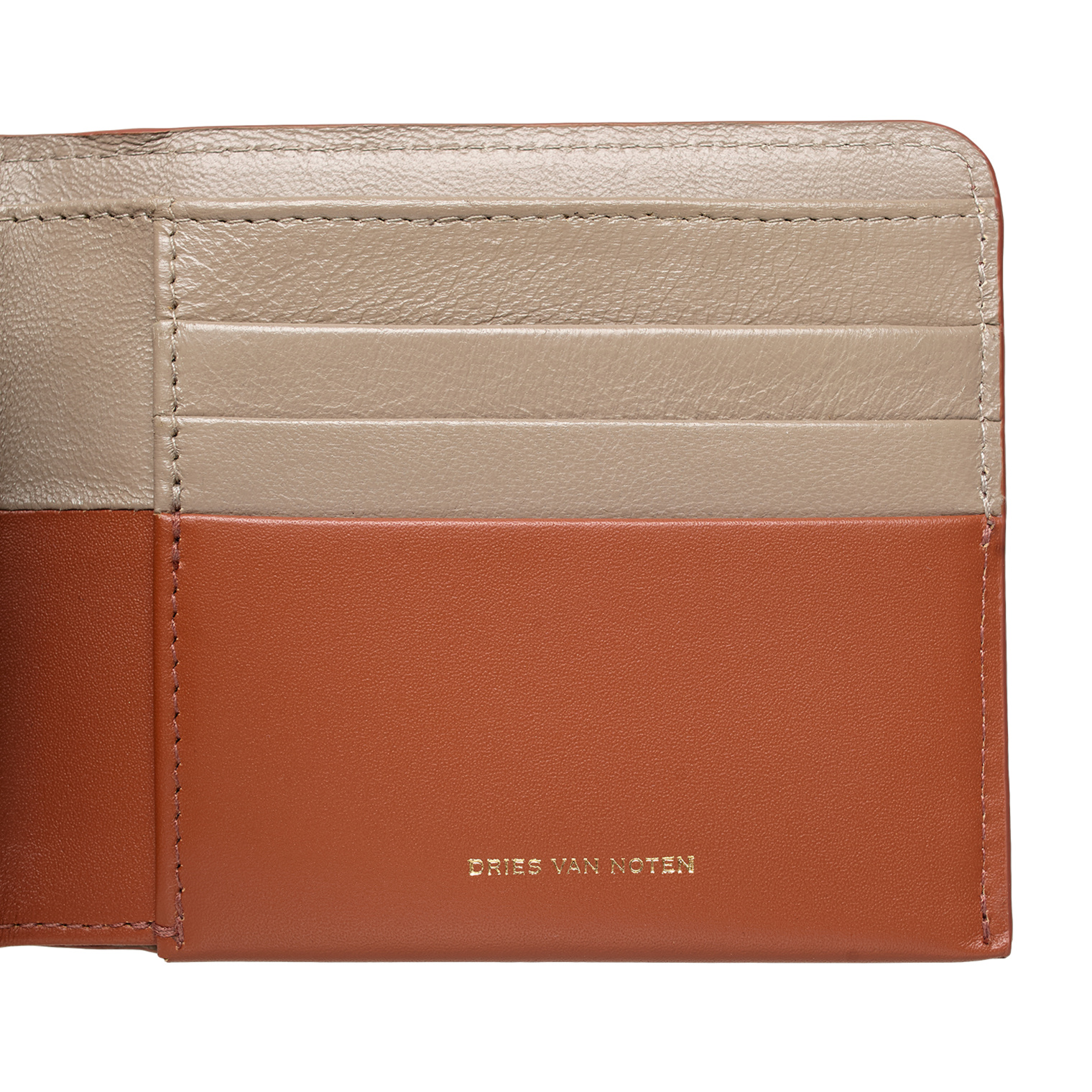 Dries Van Noten Leather logo wallet