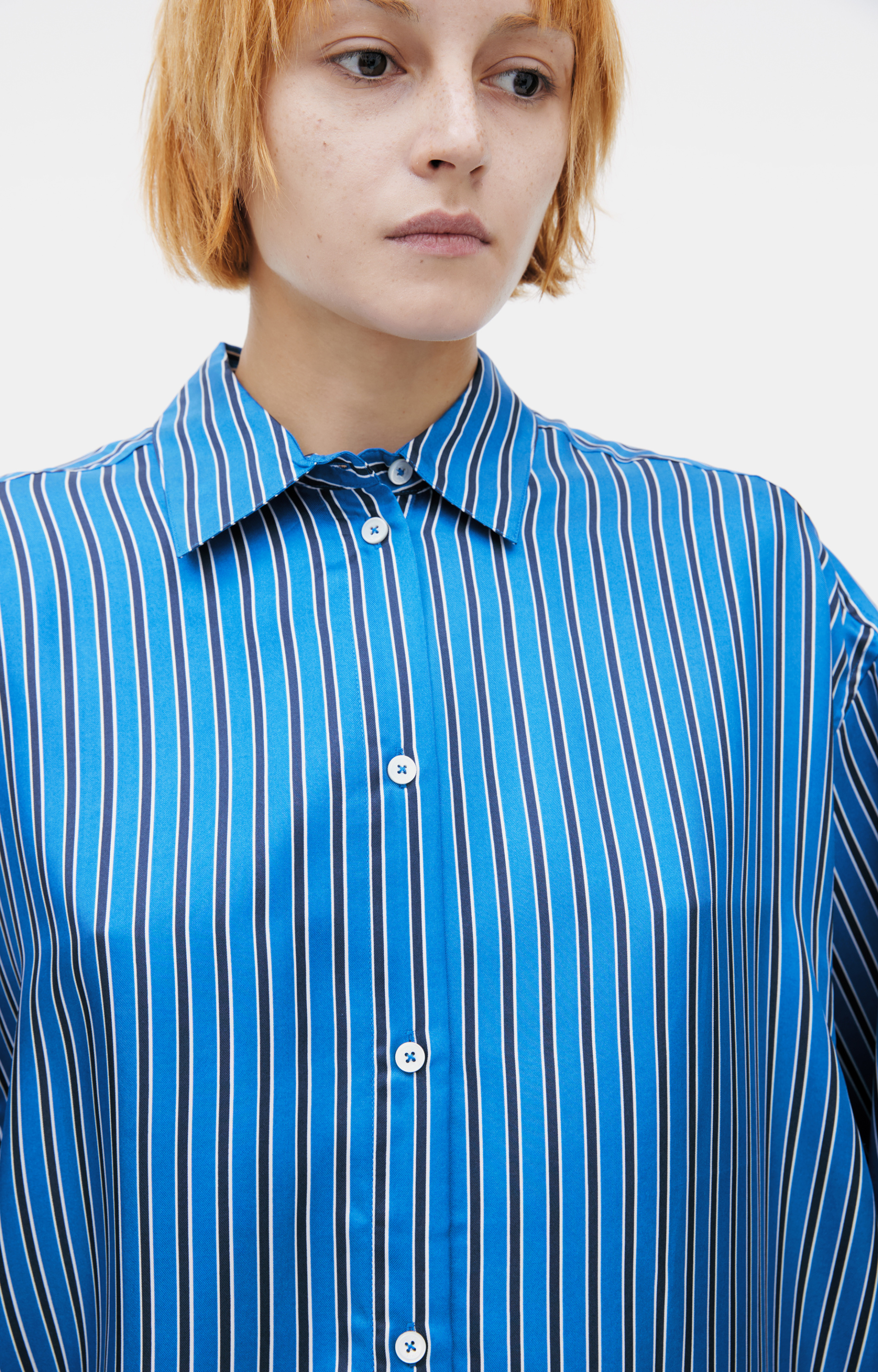 TOTEME Striped silk shirt