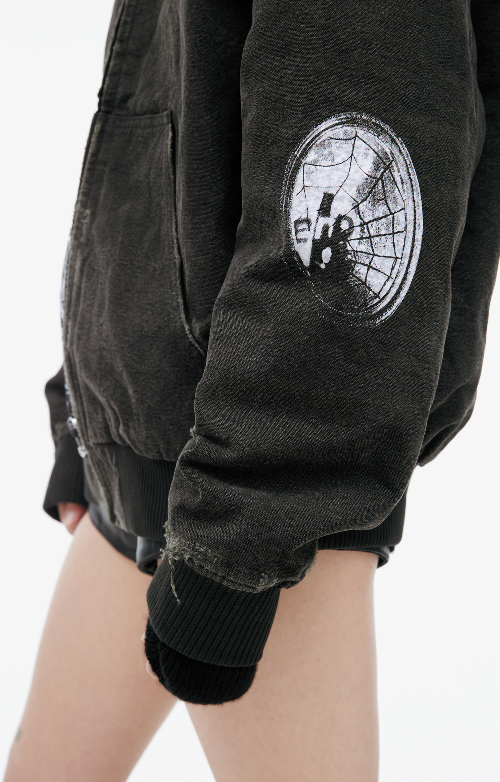 Enfants Riches Déprimés Denim jacket with patch