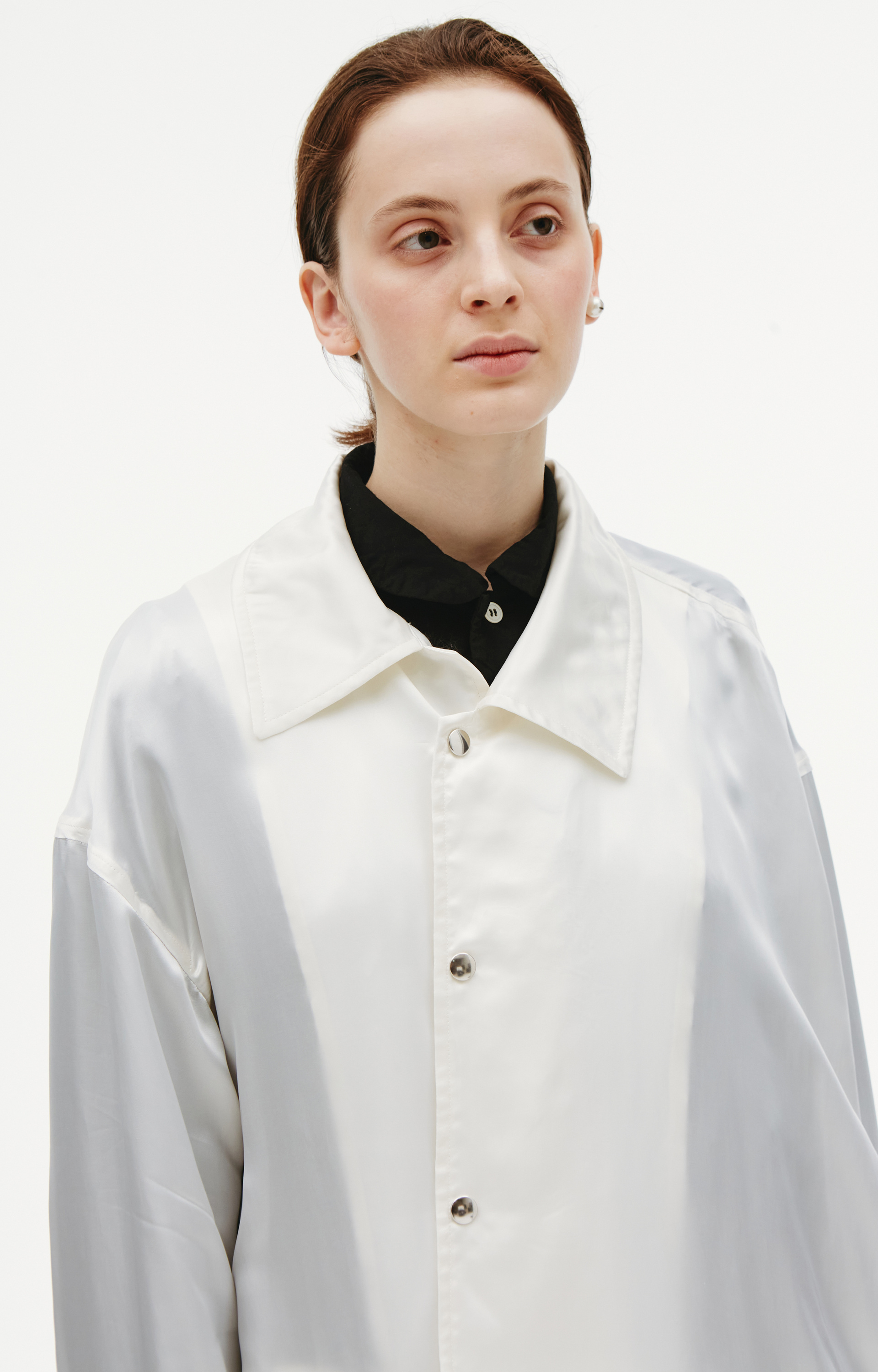 Comme des Garcons Homme plus Asymmetrical Flower Print Coat